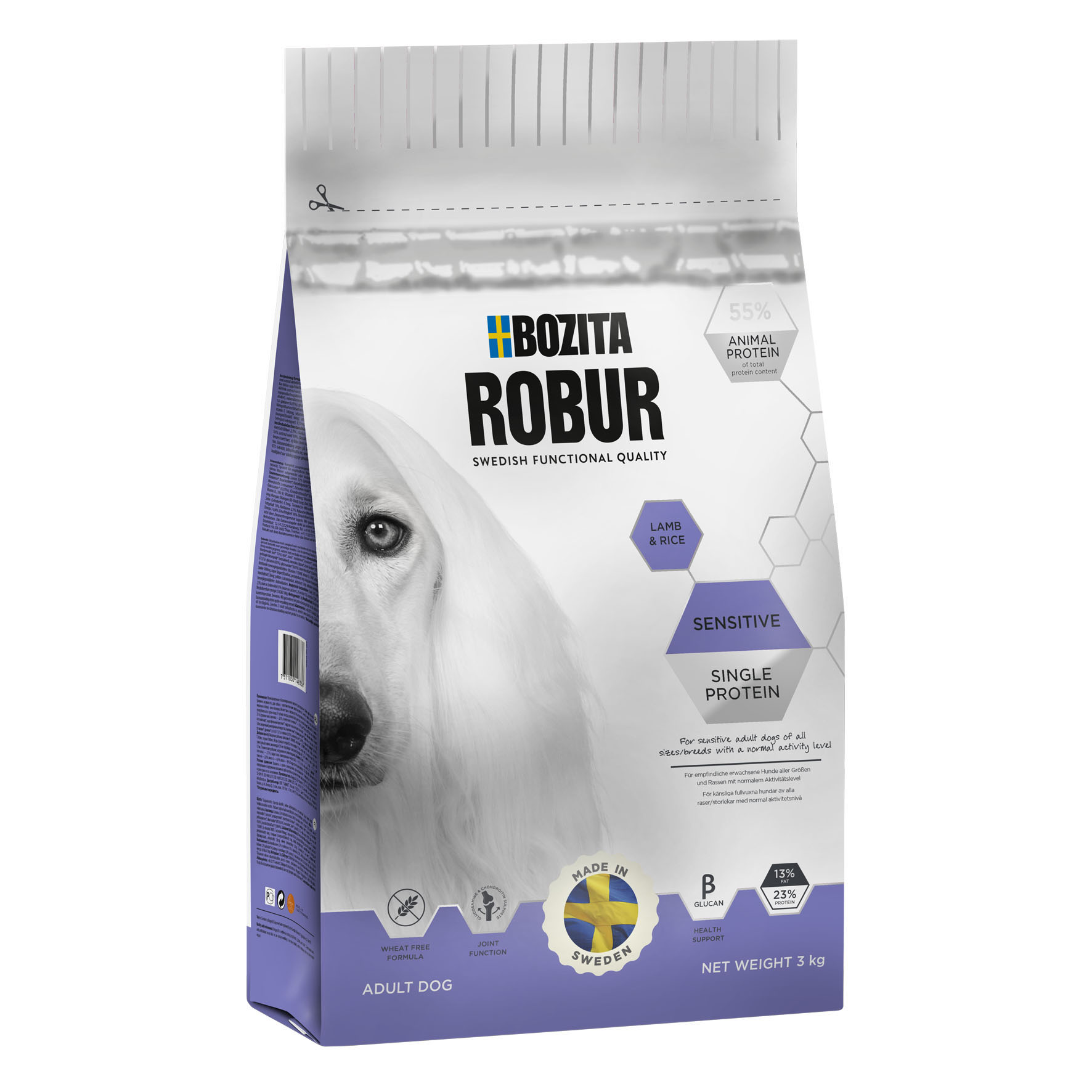 Bozita Robur Sensitive Lamb & Rice