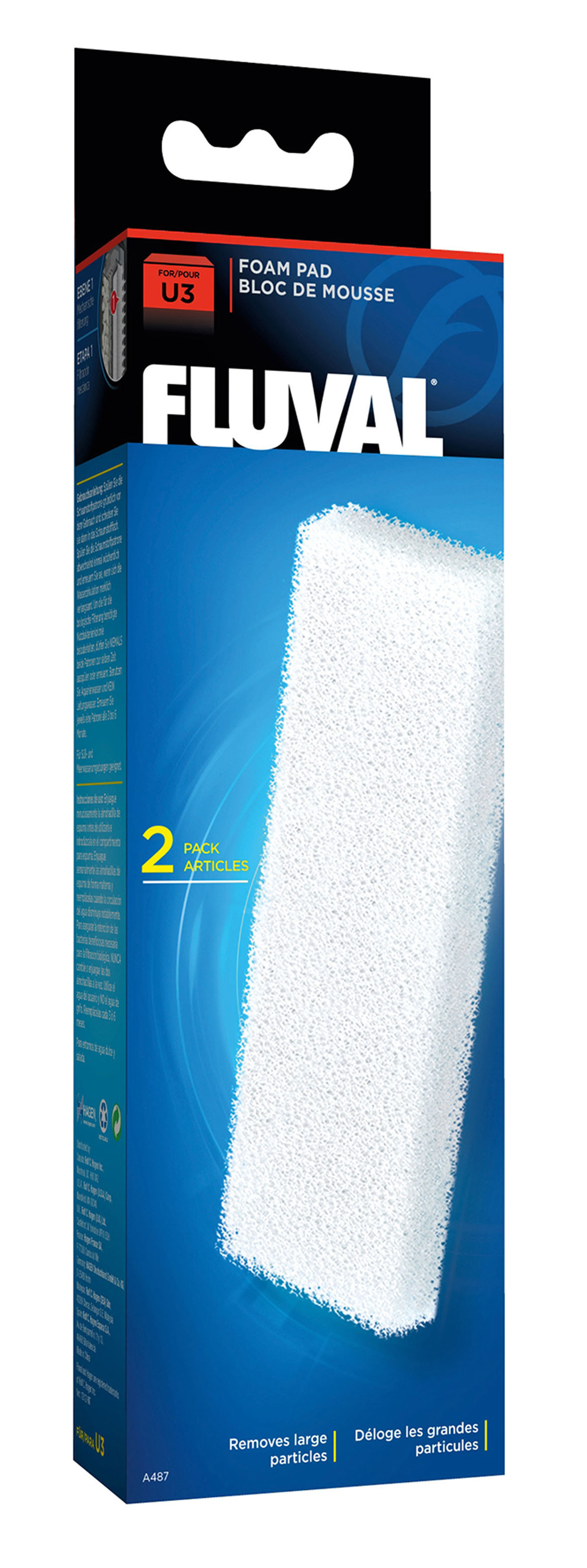 Fluval insert de mousse filtrant U