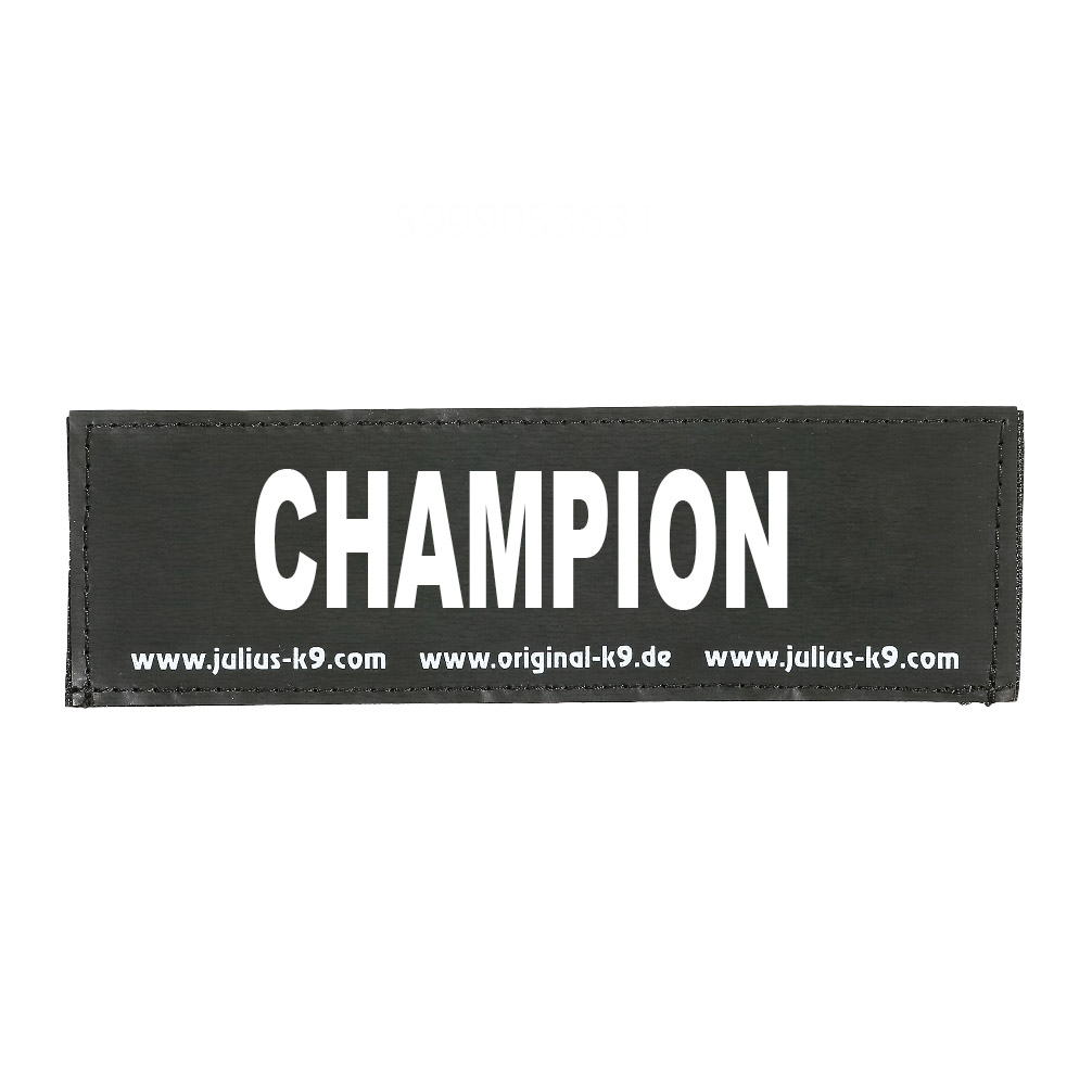 K9 Logo Champion, Gr. 0, 11x3cm