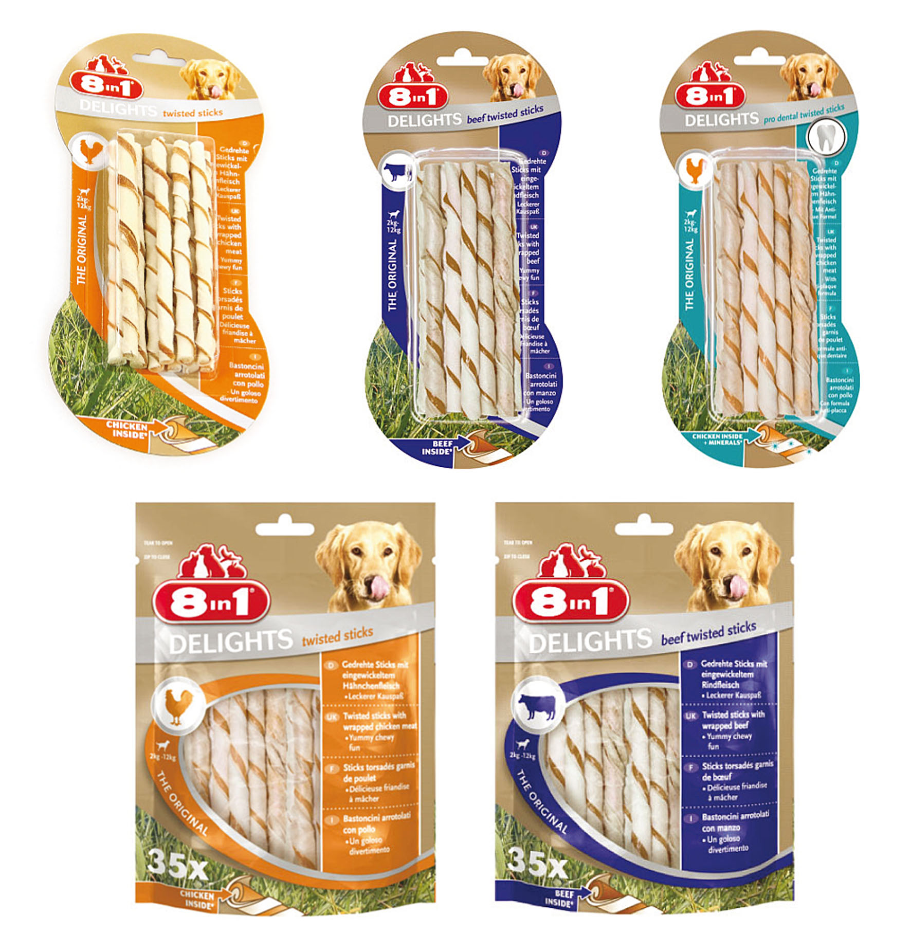 8in1 Delights Twisted Sticks