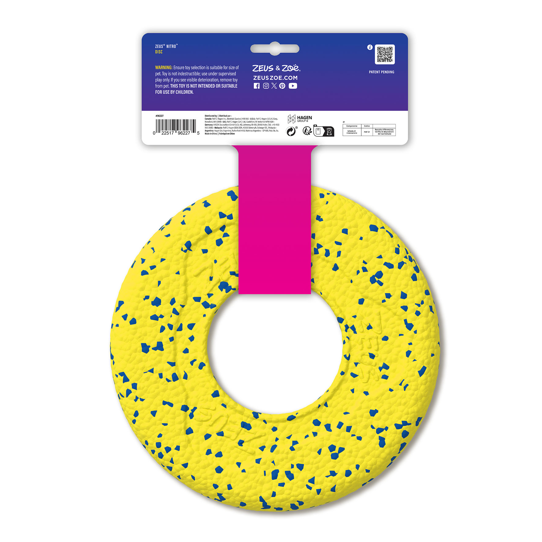 Zeus Nitro Disc, Ø 24 cm, gelb