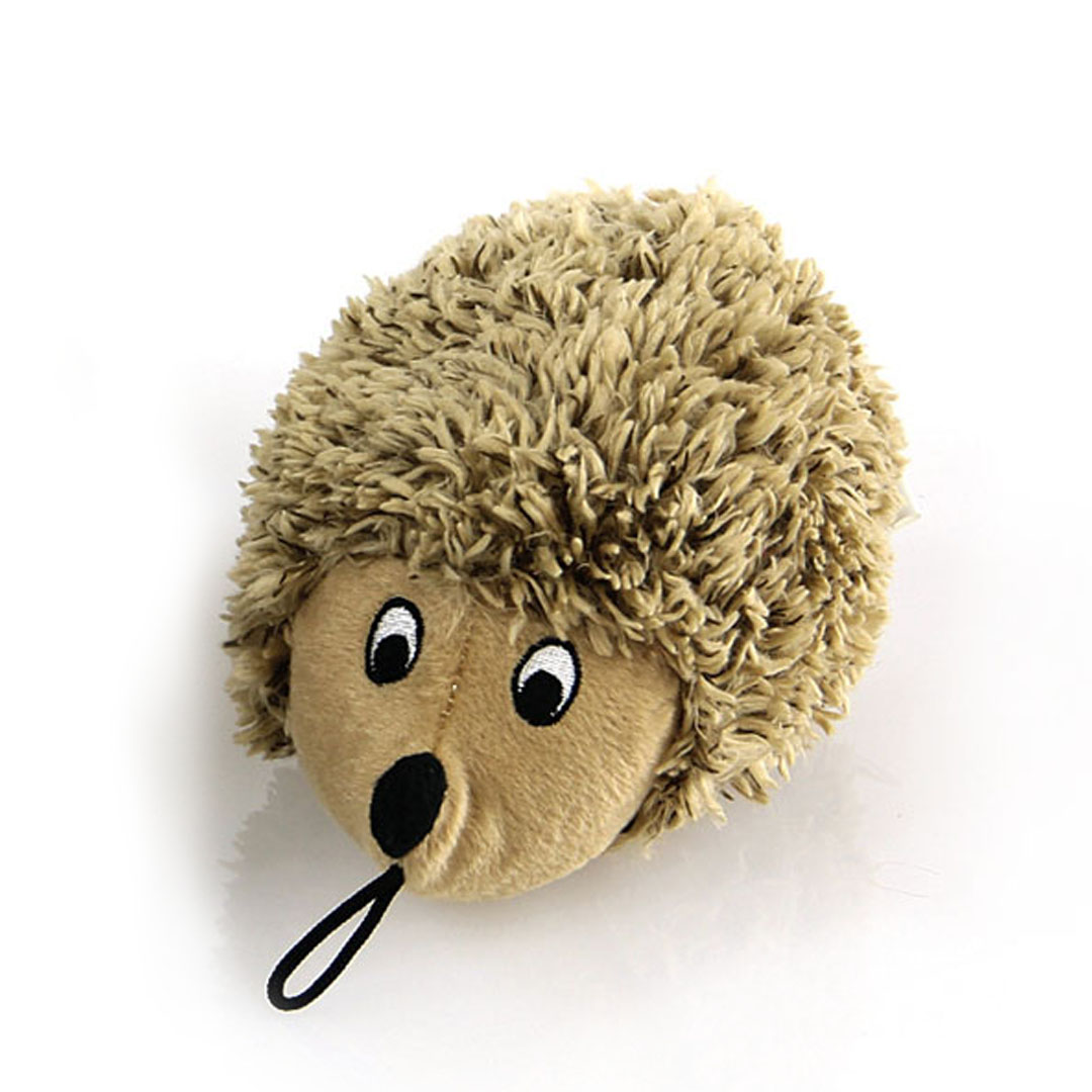 swisspet Plüsch-Igel, braun, ohne Quietscher, 19cm