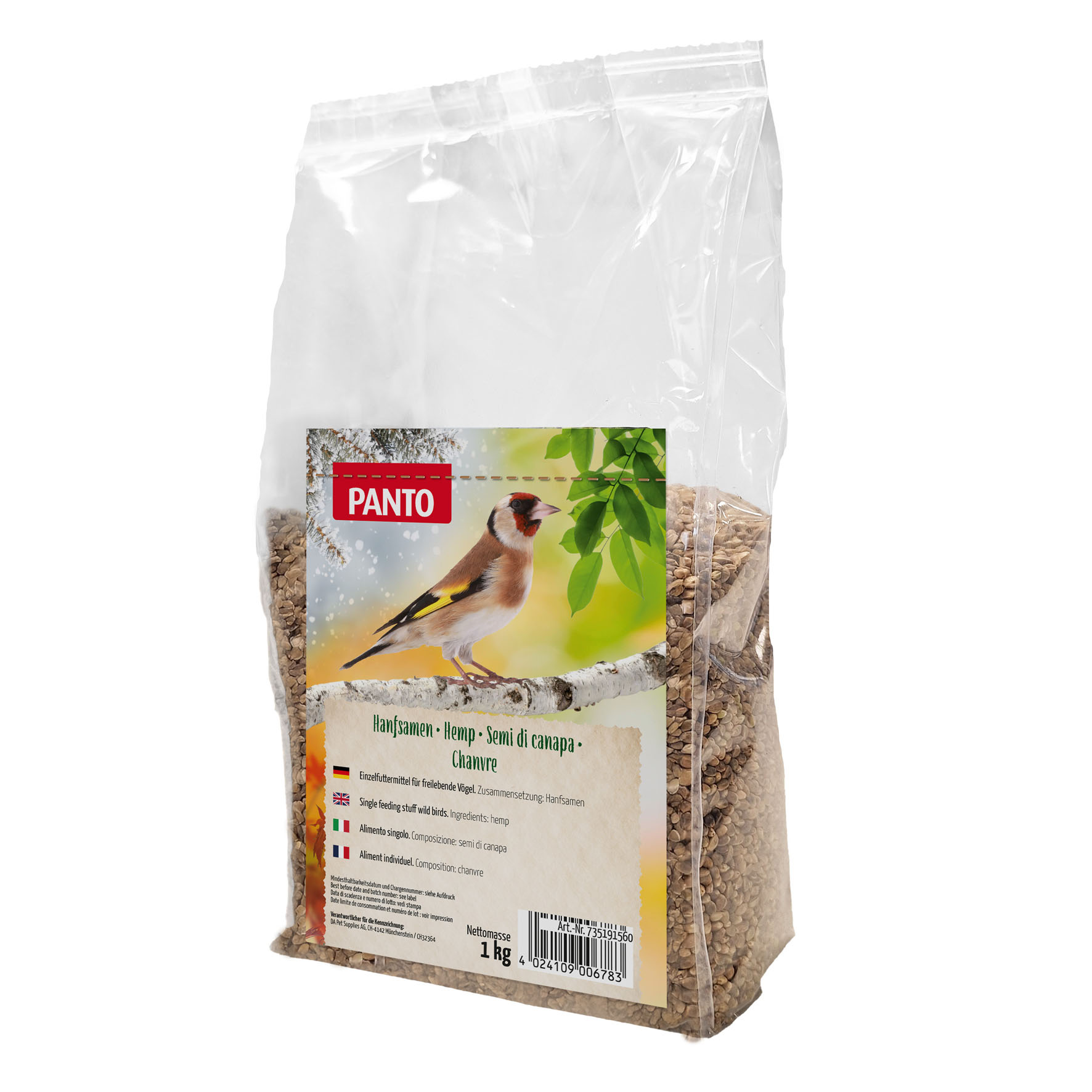Panto Hanfsamen, 1kg