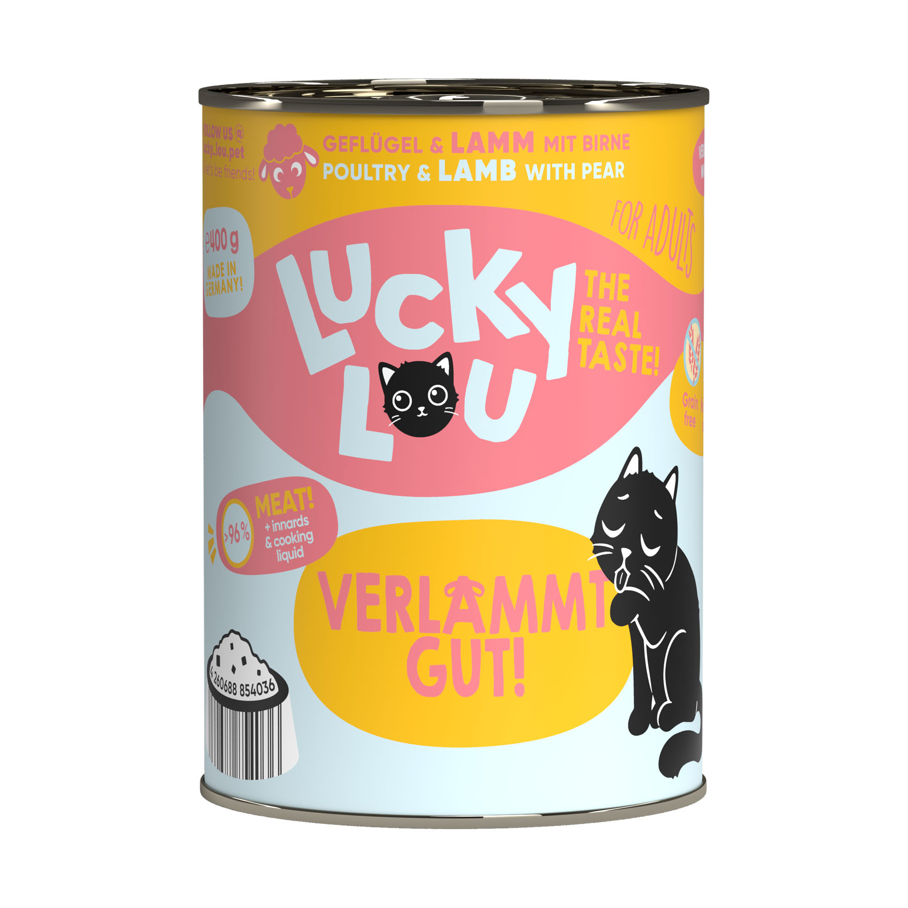 Lucky Lou Adulte volaille & agneau, 400g