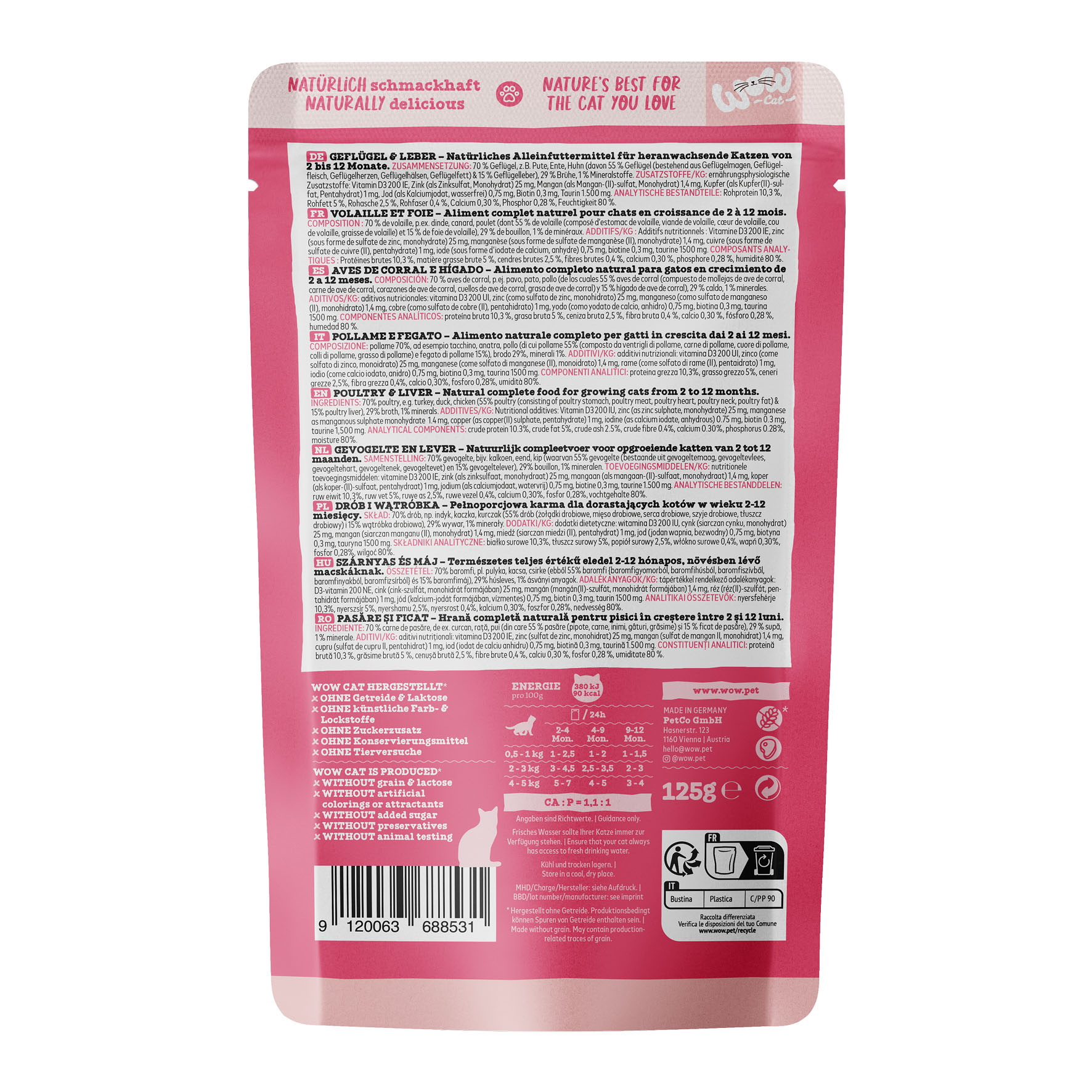 Junior Geflügel & Leber, 125g