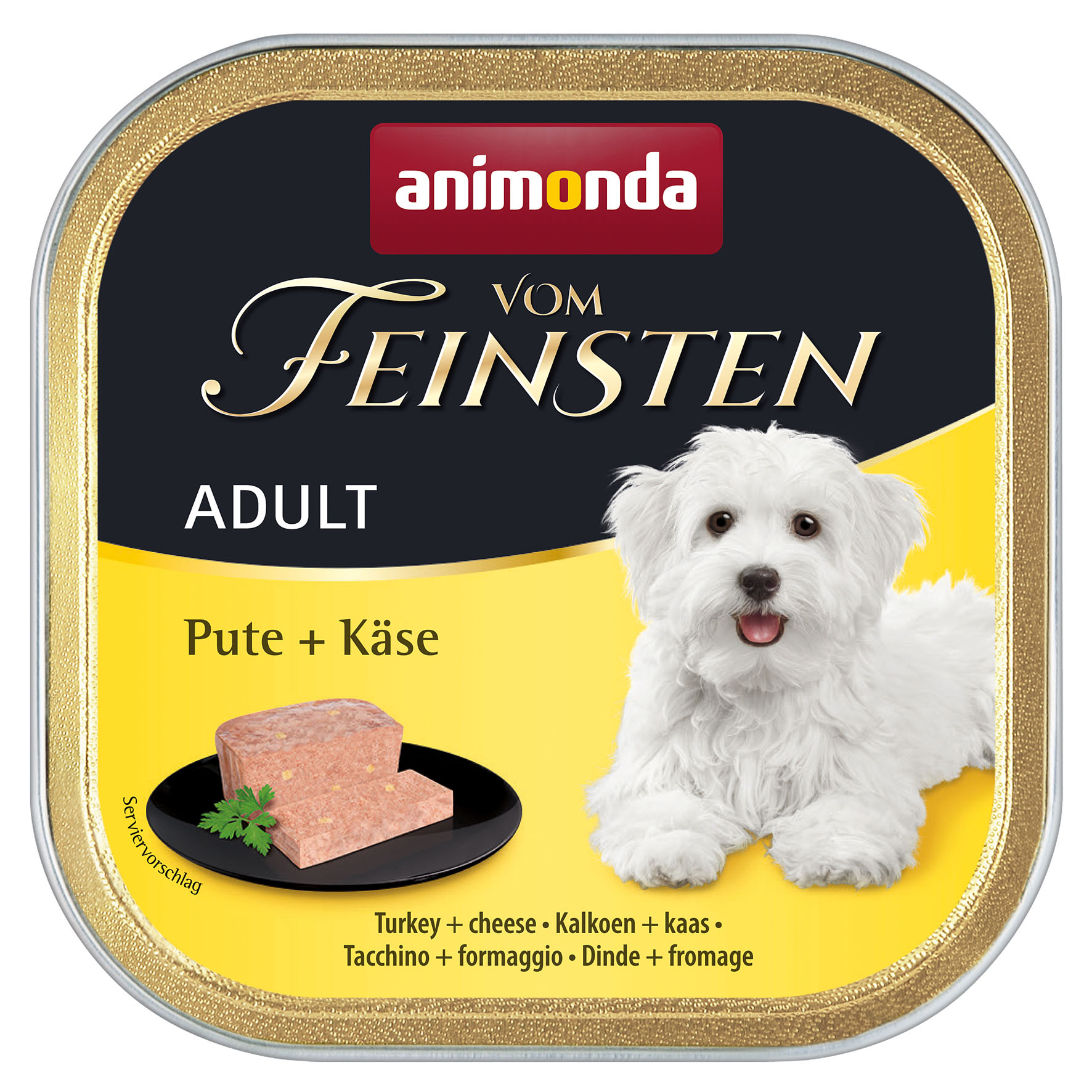 animonda Vom Feinsten, Adult Classic, Pute & Käse 150g animonda Vom Feinsten, Adult Classic, Pute & Käse 150g