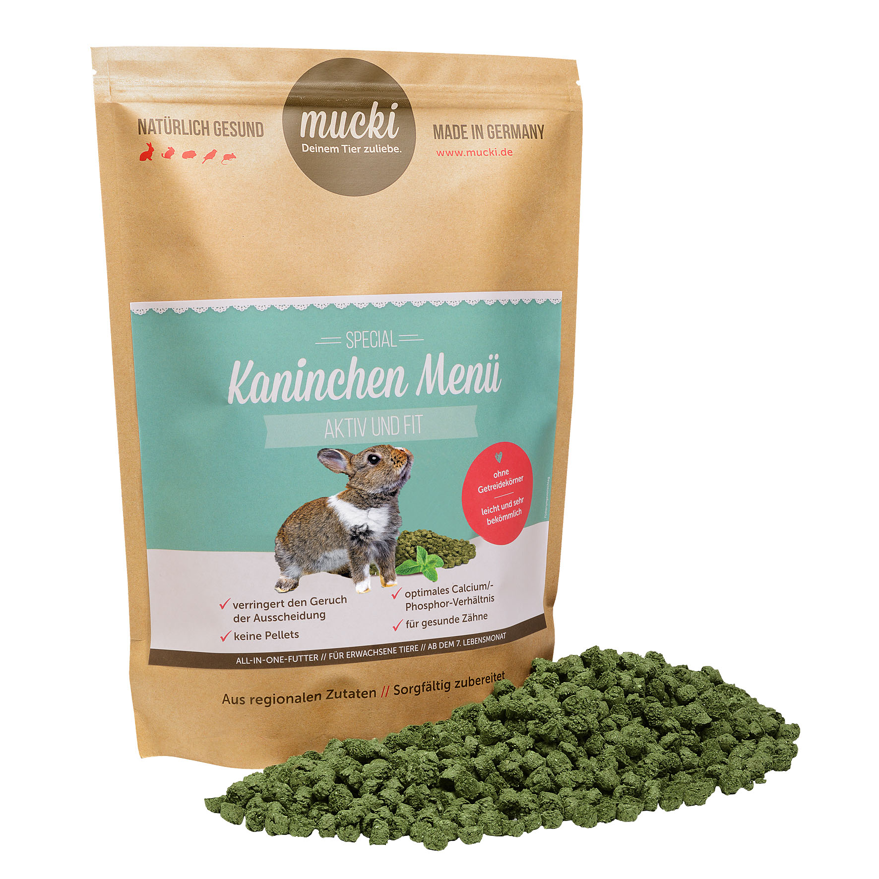 Mucki Menu pour lapins Active & Fit 750g