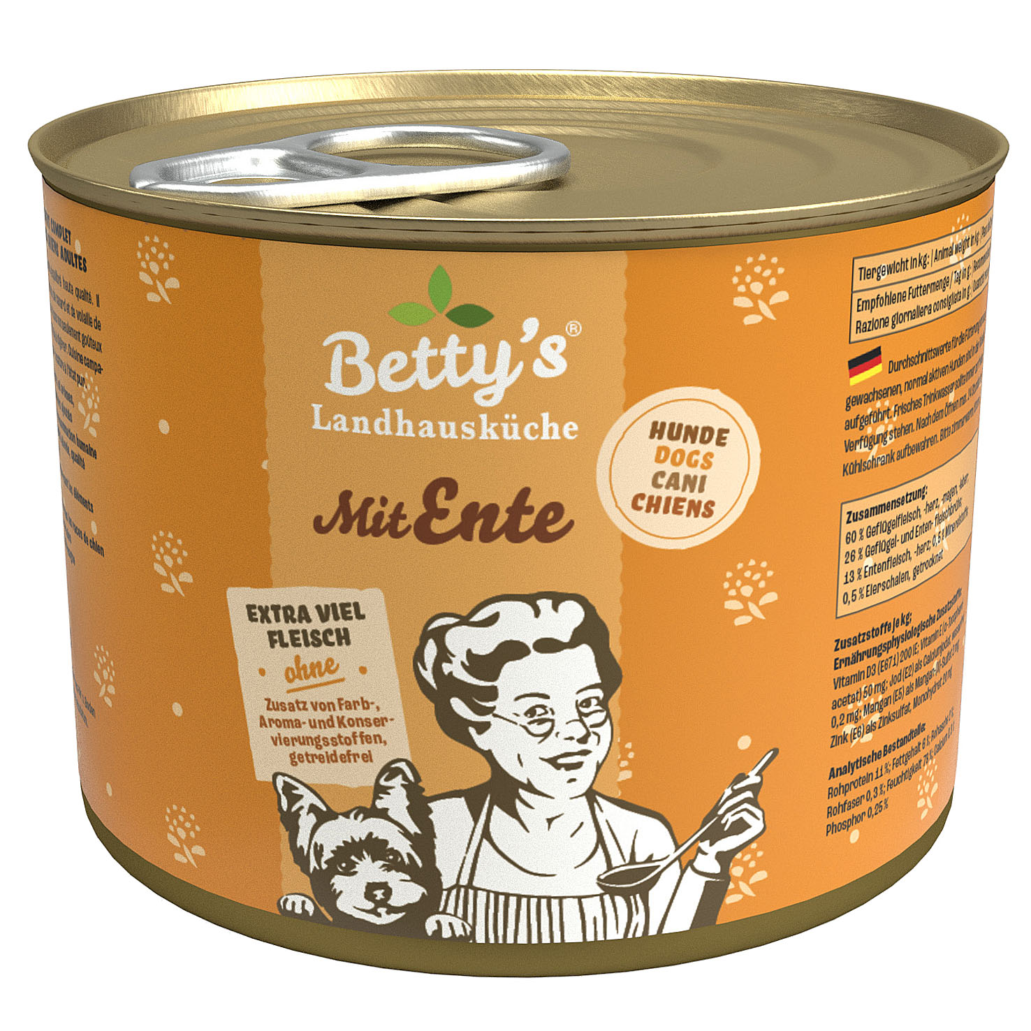 Betty's Landhausküche Geflügel & Ente, 200g 
