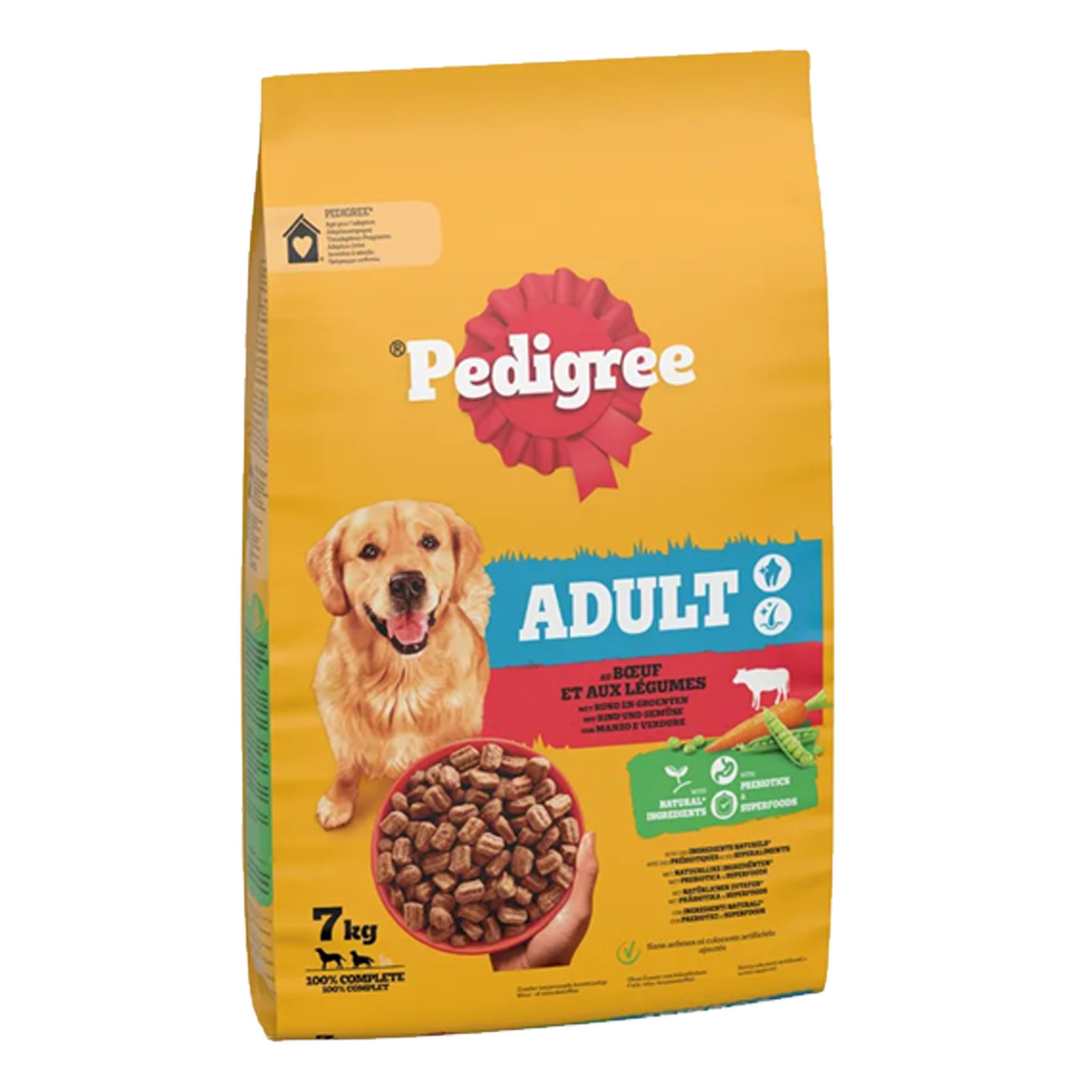 Pedigree Cibo secco Adult Medium/Large con manzo 7 kg