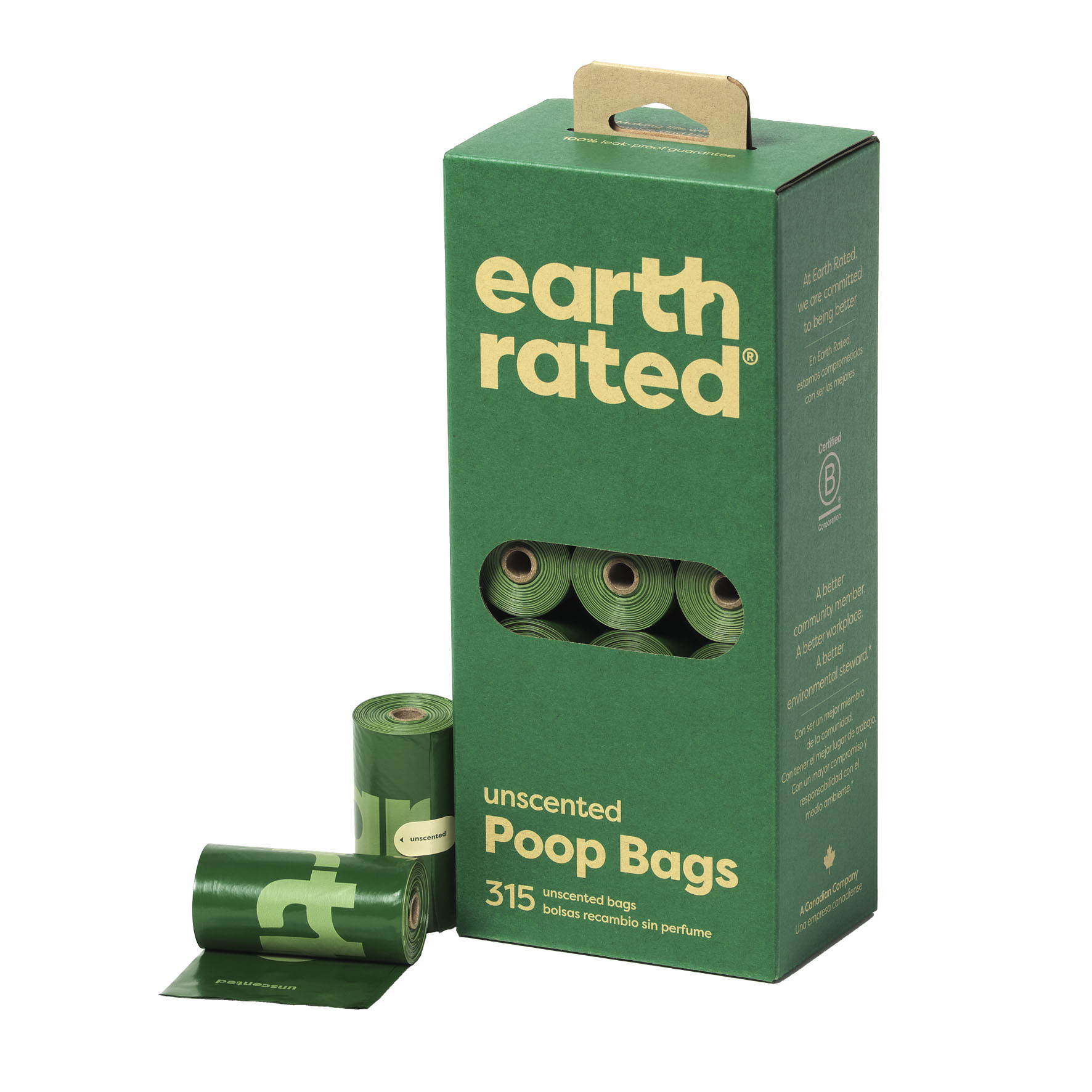 Earth Rated Kotbeutel 315 Stk., ohne Duft