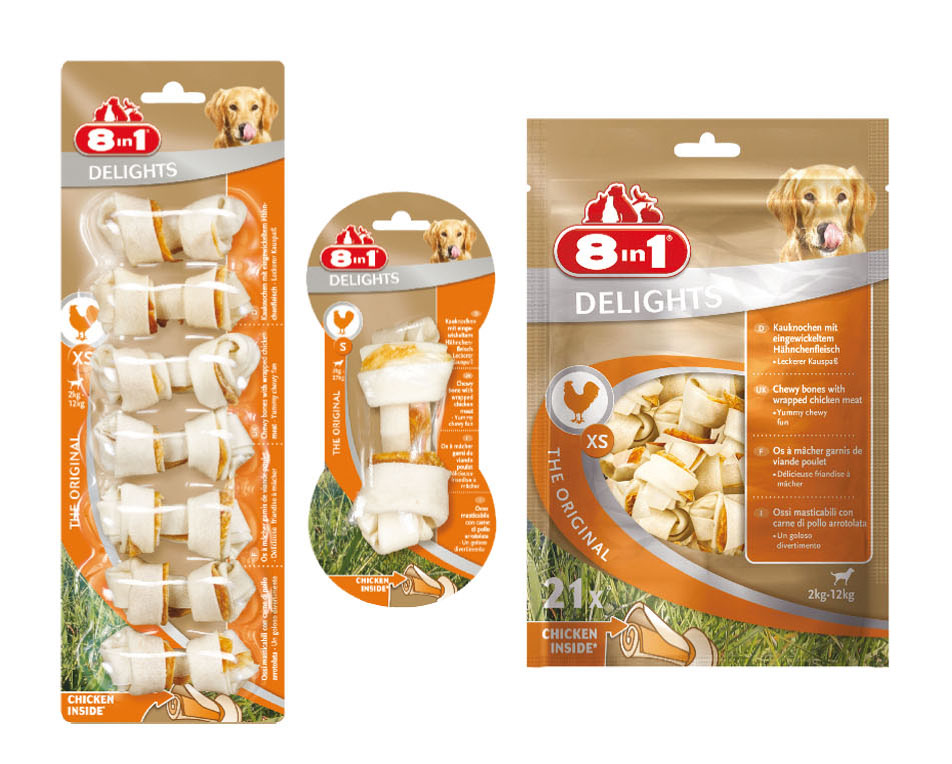 8in1 Delights Kauknochen