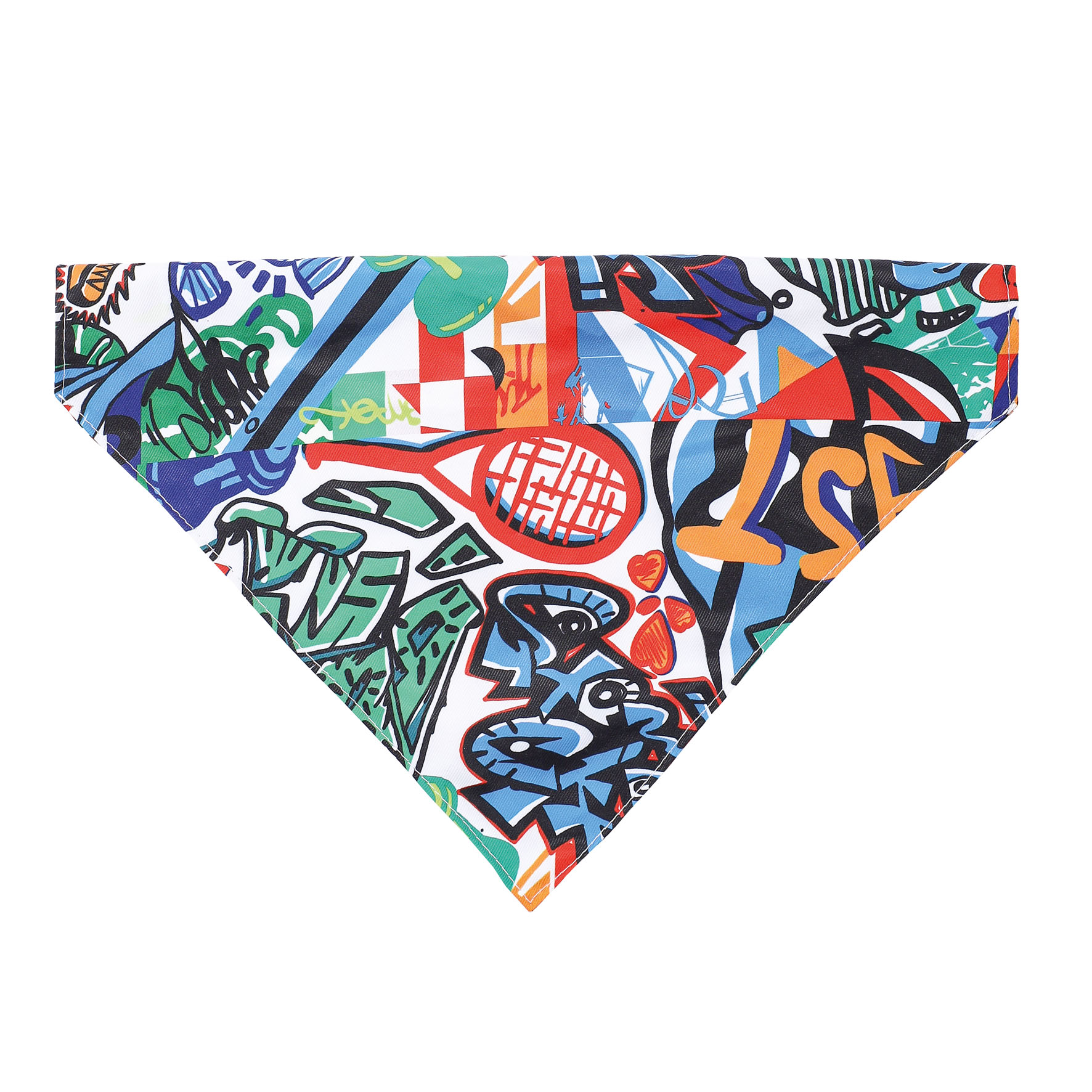 M-Pets Halstuch mehrfarbig, L:T=38xB=26cm, 25mm/38-66cm