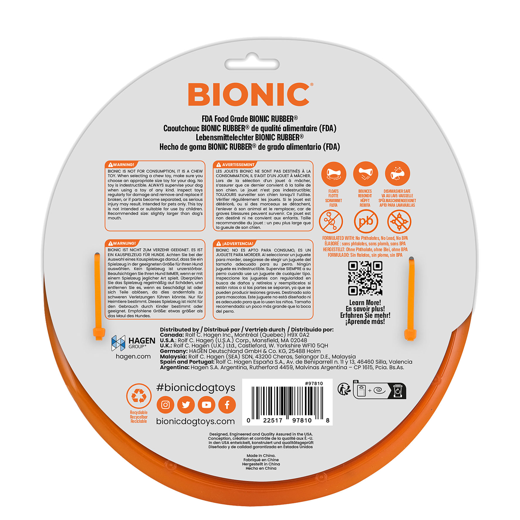 Bionic Ring Hundespielzeug