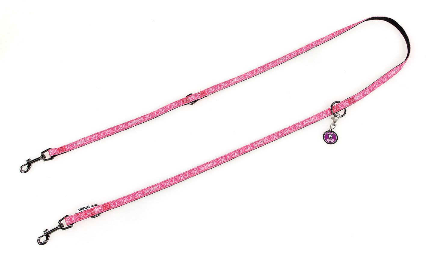 Trendline Führleine Love, pink, 20mm/180cm