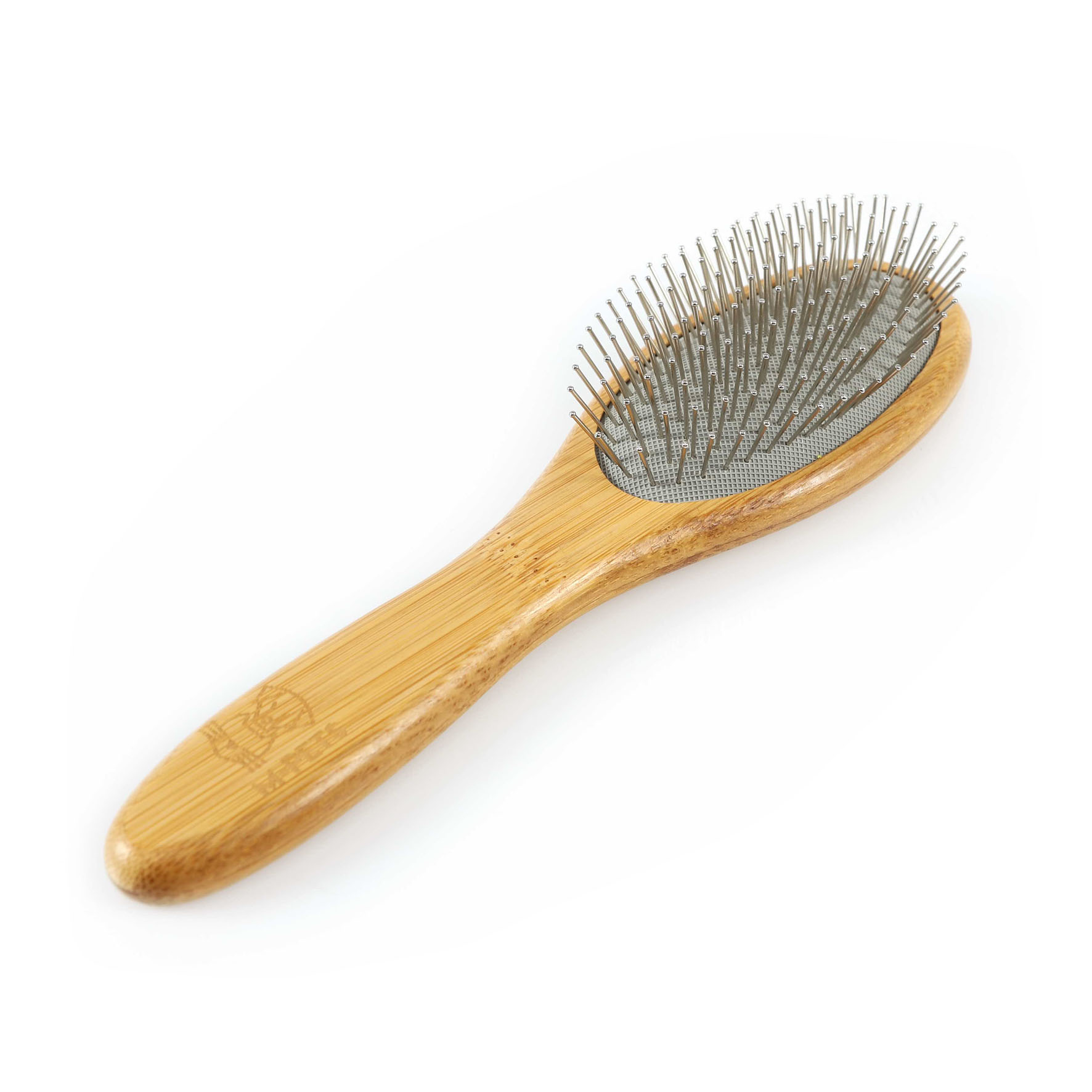 BAMBUS-Kugelstiftbürste, beige, 6x22cm