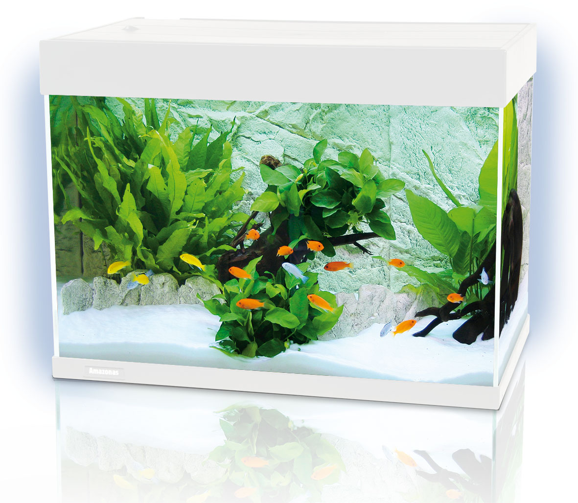 Amazonas LED Aquarium F78, weiss