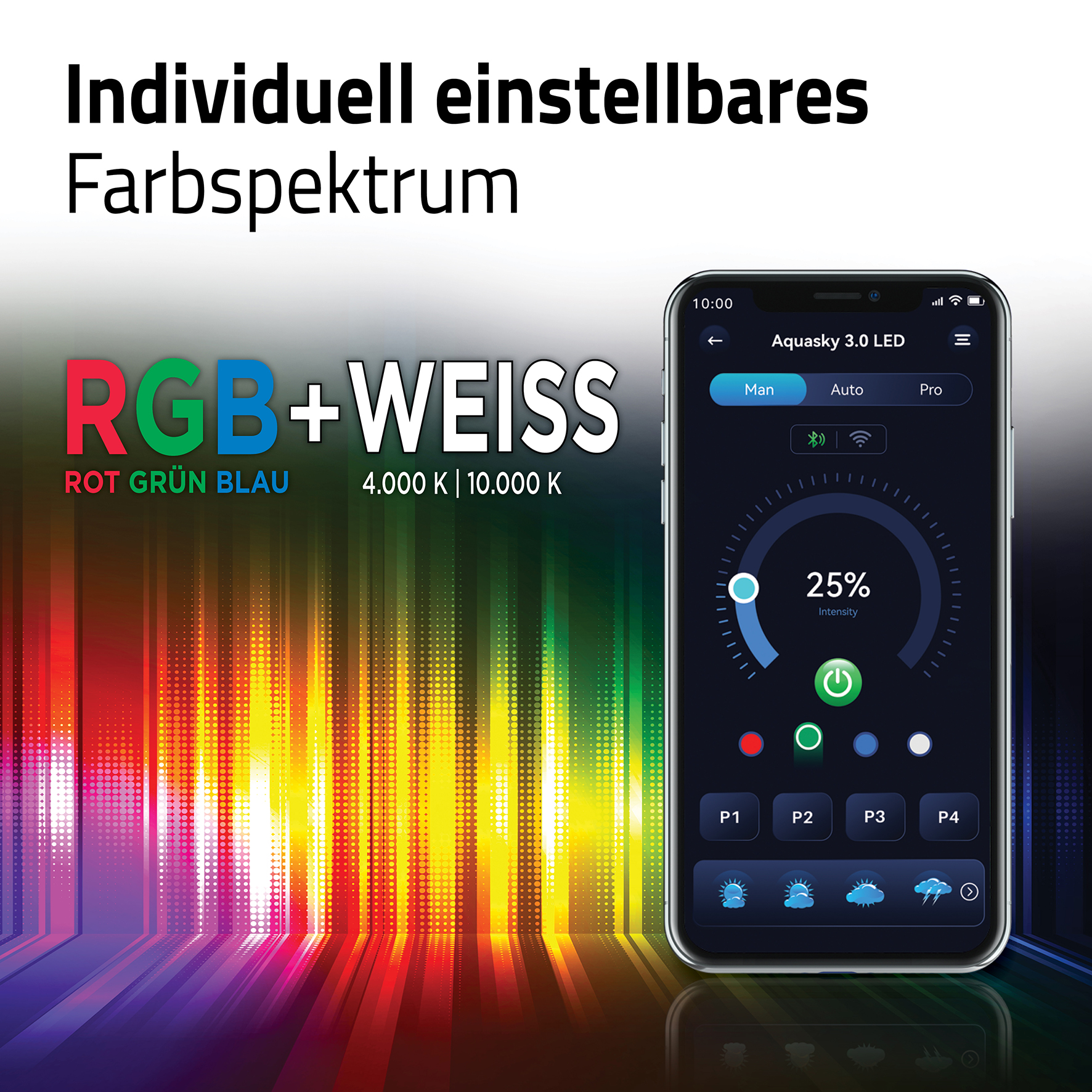 Fluval AquaSky LED Beleuchtung 3.0 - 12W - 38-61cm