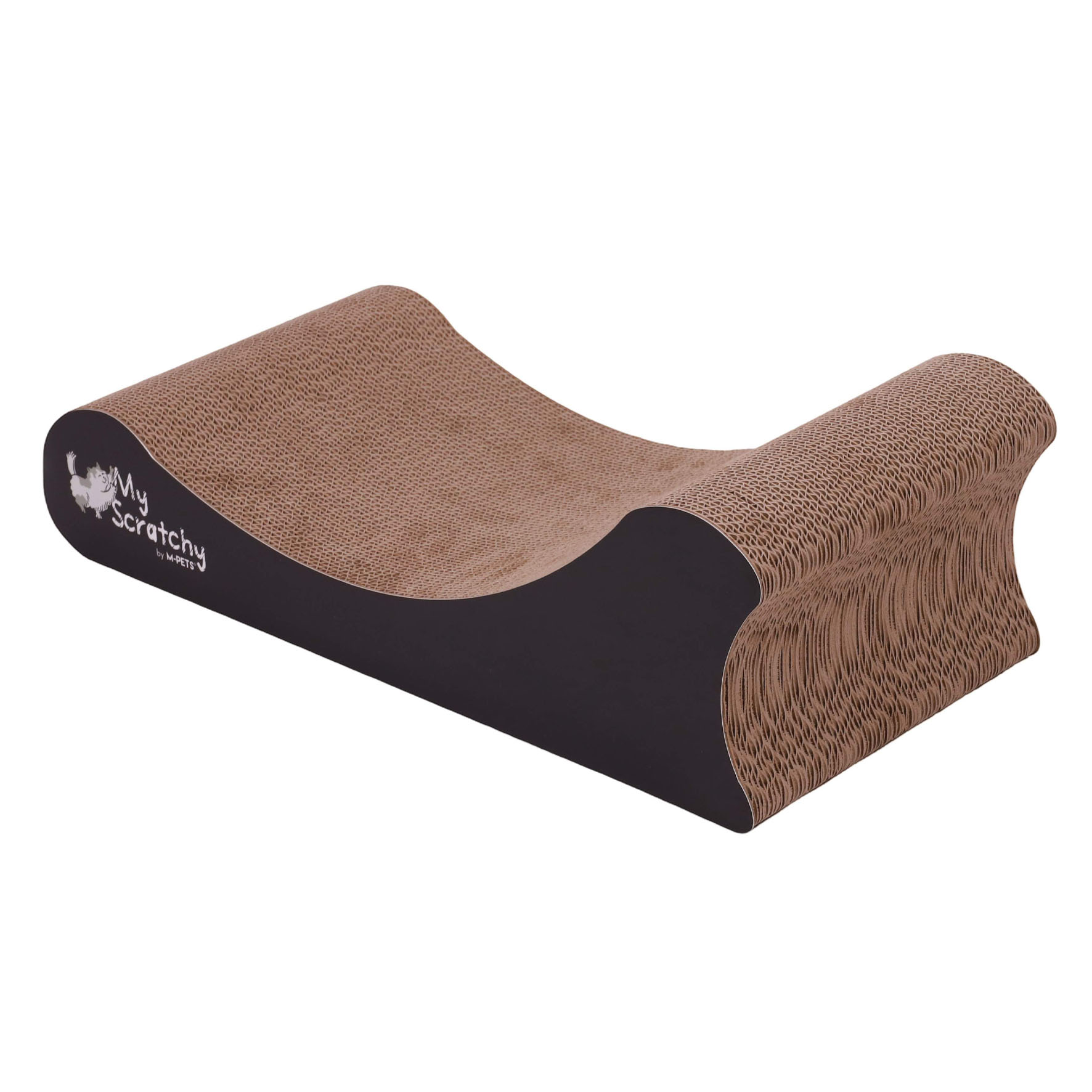 M-Pets Wichita Kratzbrett, schwarz, 45x20x14cm