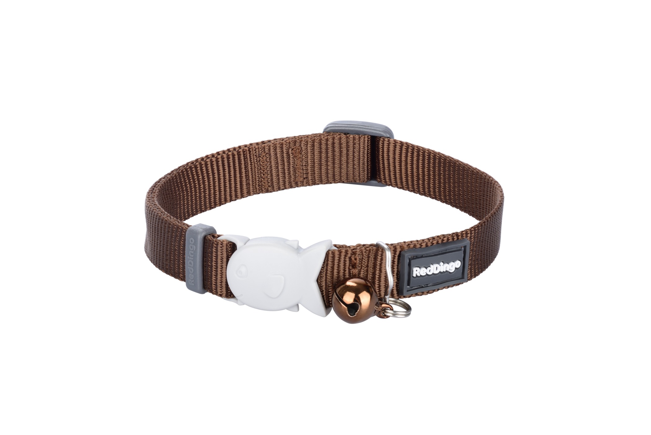 RedDingo Katzenhalsband Plain Braun - XS