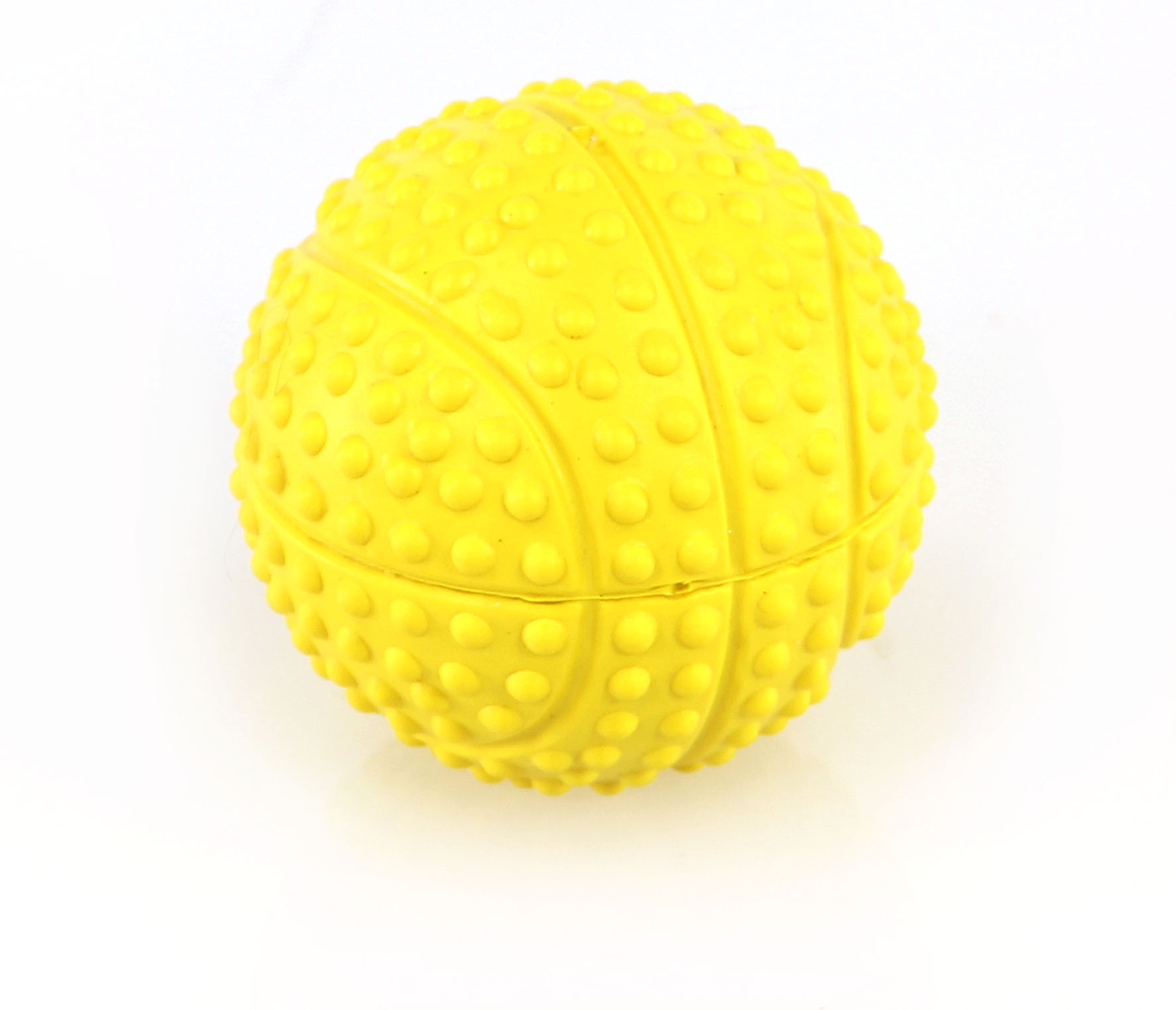 swisspet Mini-Spielball mit Noppen, gelb