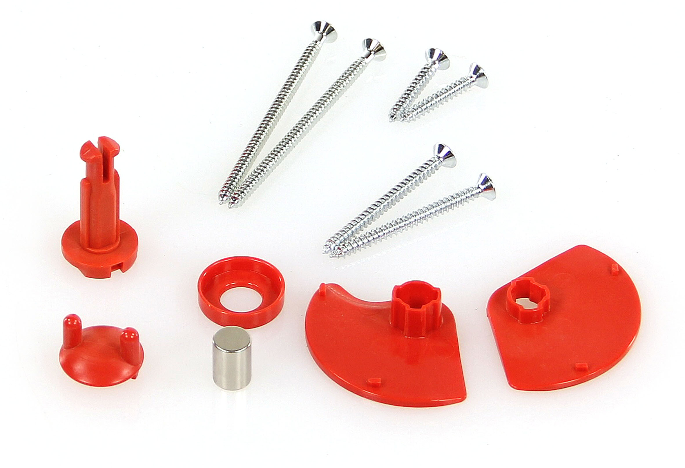 Ersatz-Set (Klappen-Magnetband, 4-Weg Schloss, Verschluss, Schrauben, Stanze)