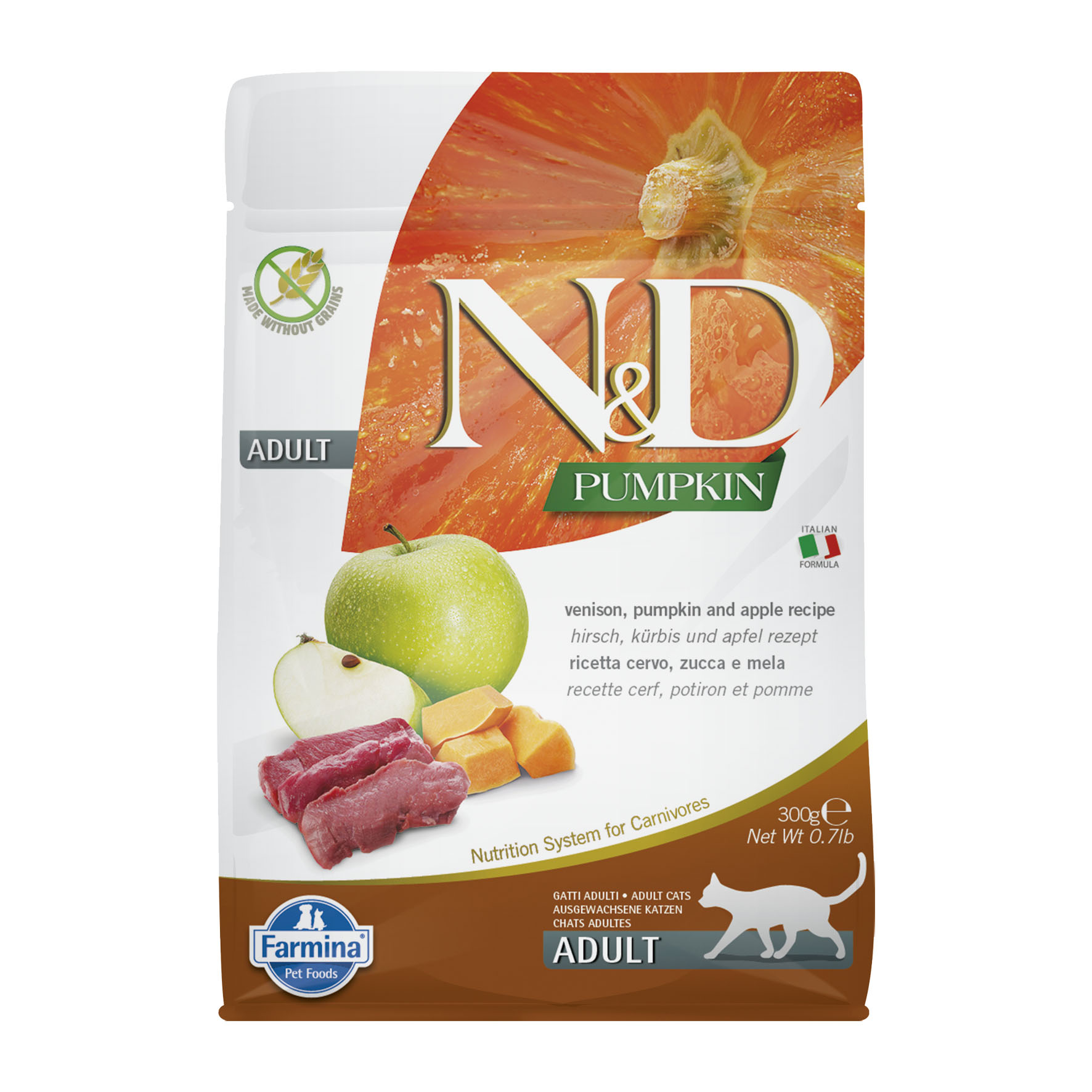 Farmina Cat  Pumpkin Adult Hirsch & Apfel, 300g