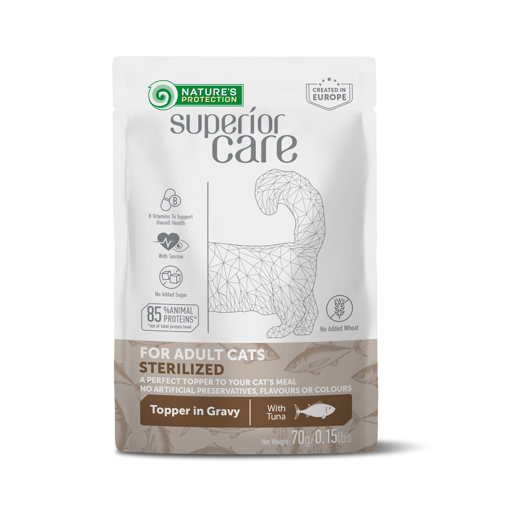 Superior Care « Wet » Adult Sterilised Thon, 70 g