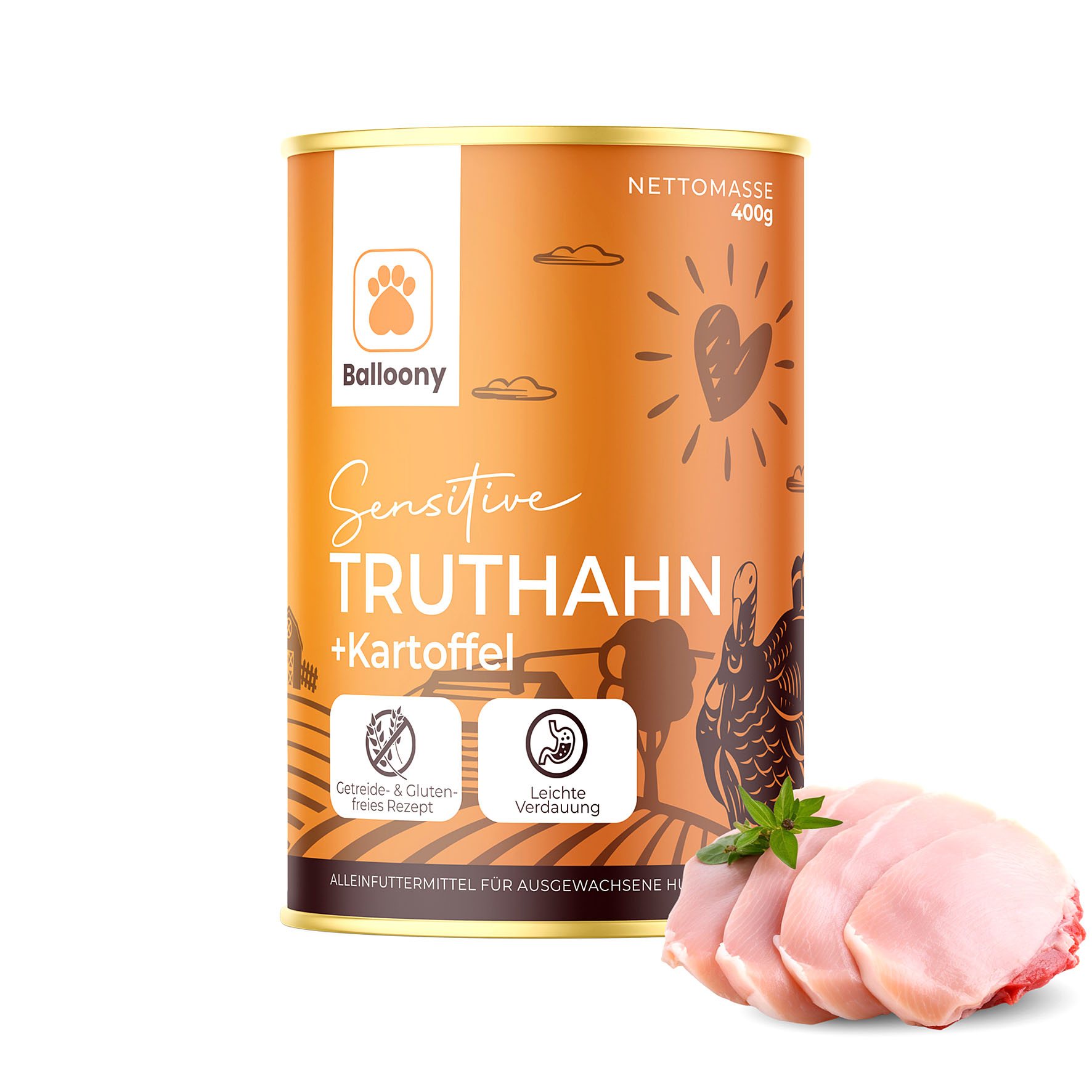 Balloony Sensitive Truthahn 400g