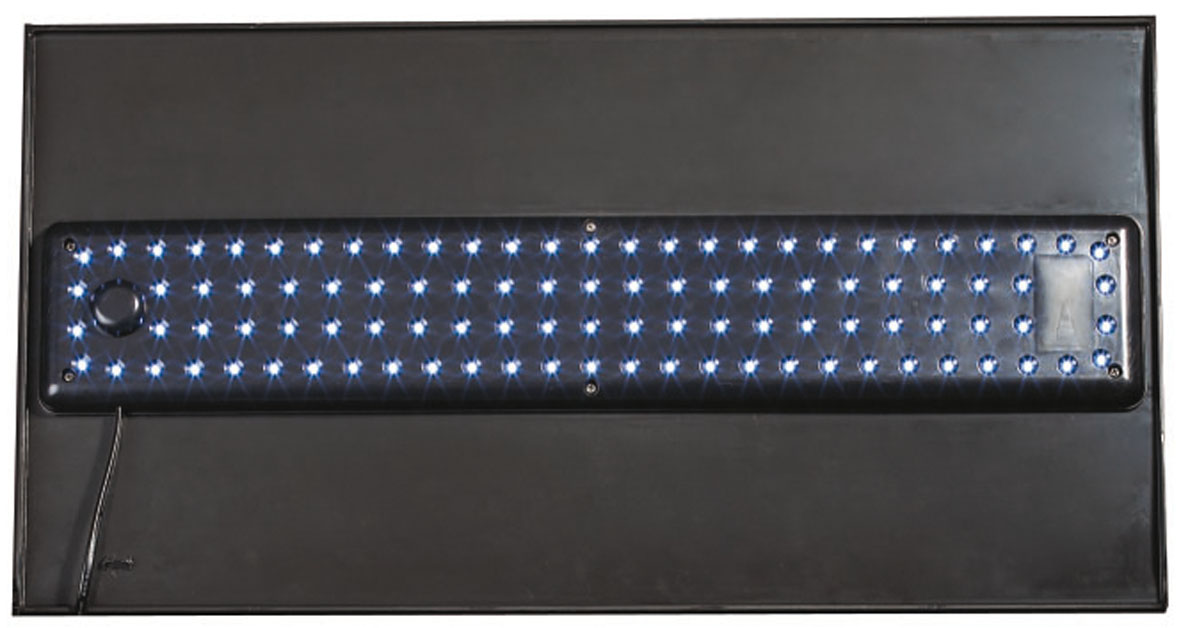 Ersatz Abdeckung mit LED-Panel, schwarz