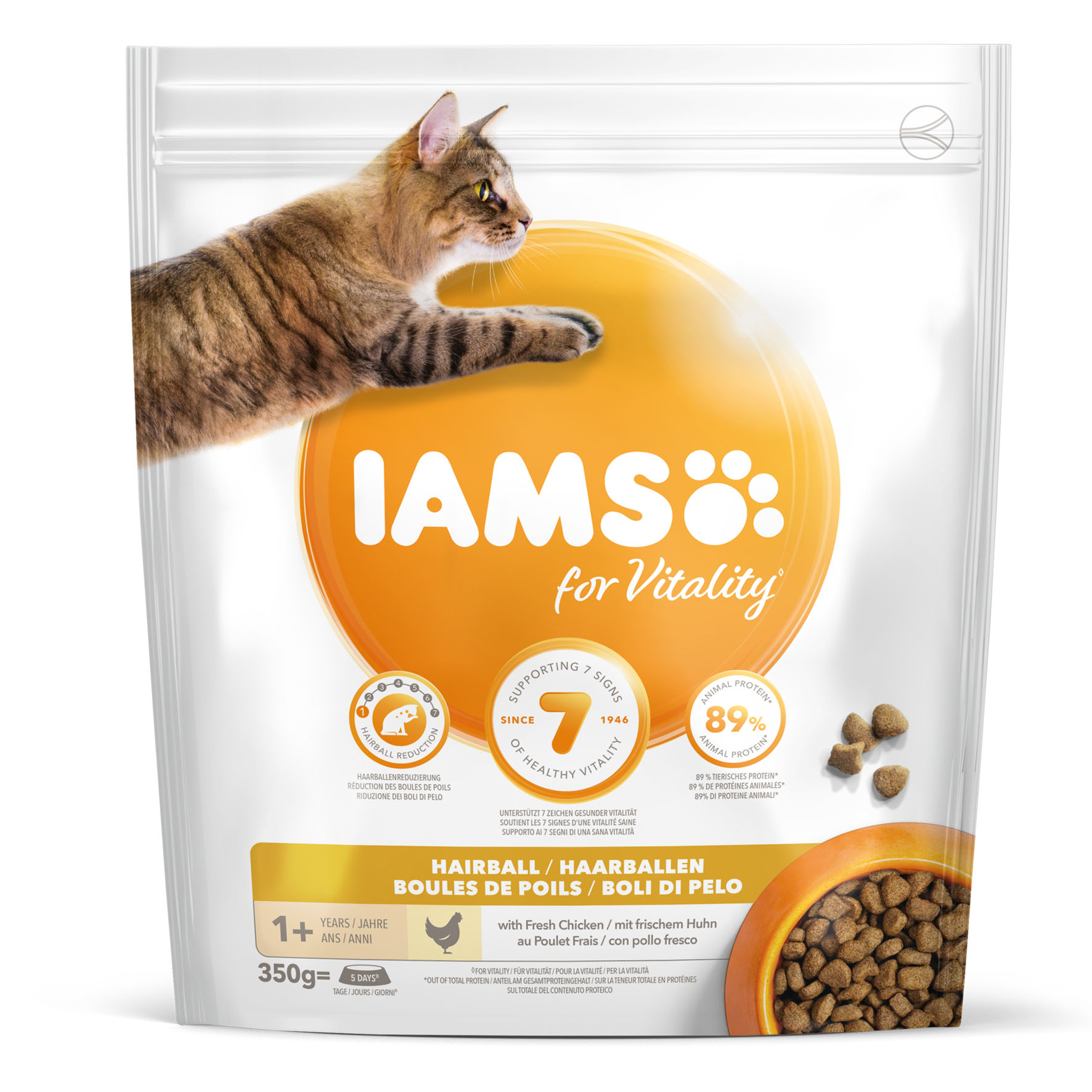 IAMS for Vitality Adult Hairball