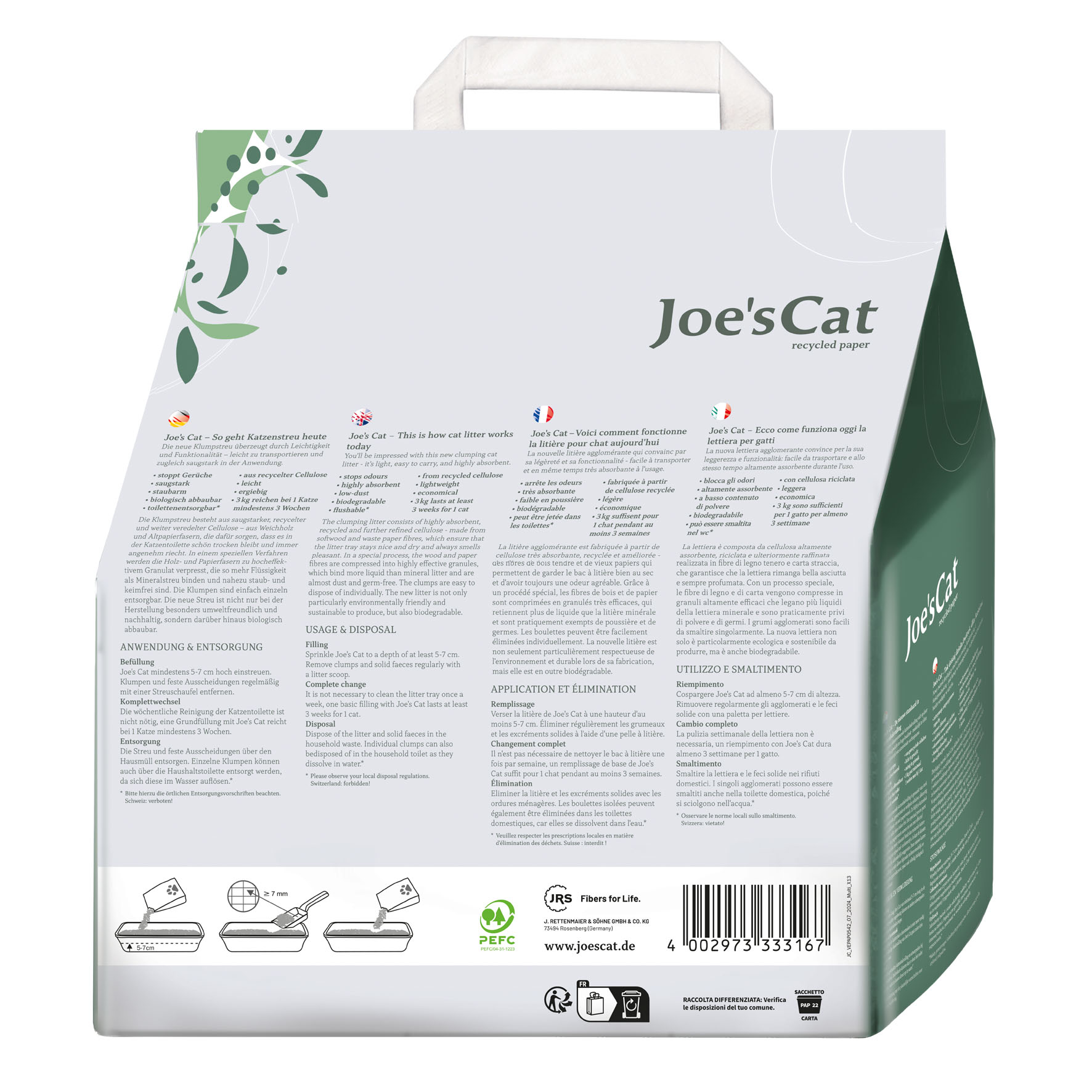 Joe's Cat Katzenstreu 8L