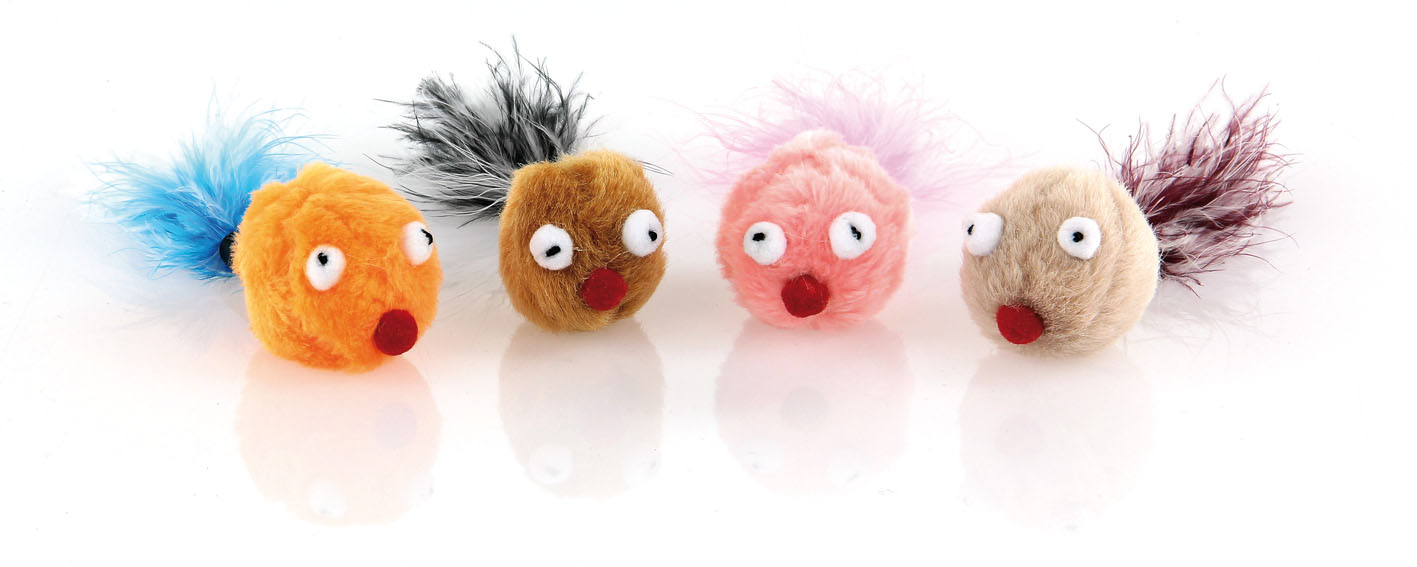 swisspet Gioco per gatti Pallina di peluche