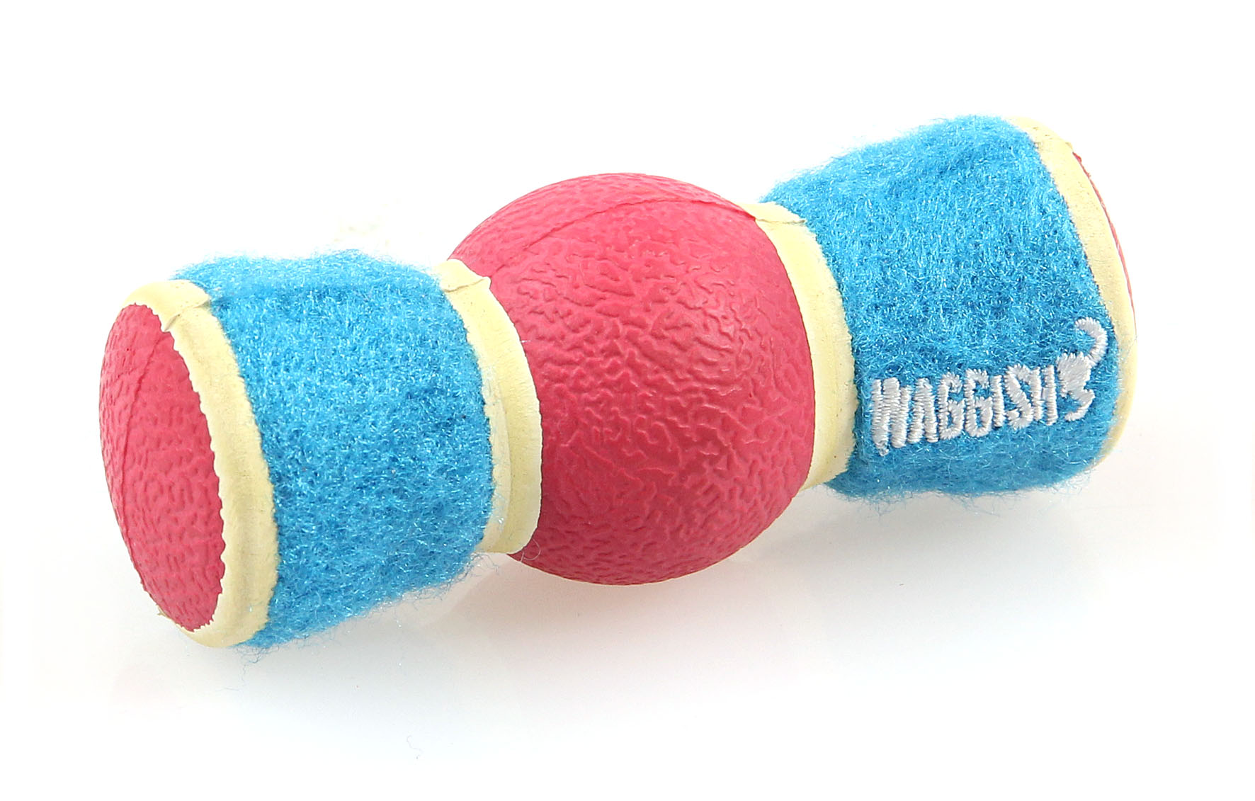 swisspet Bark & Roll Kaurolle, blau/pink, Grösse: 4x4x10.5cm