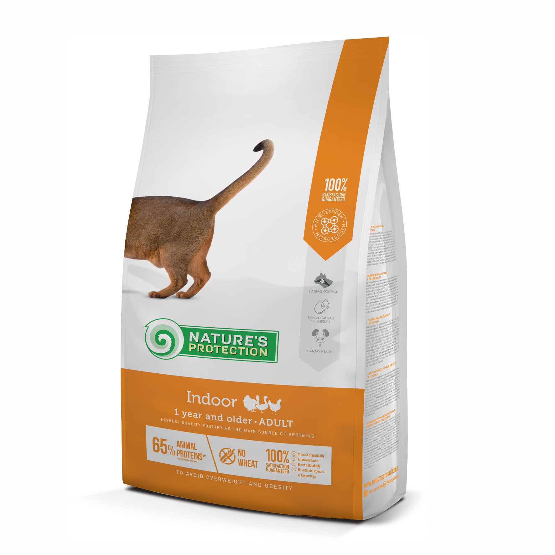 Foodwaste-Nature's Protection Indoor pour chats de 1 an et plus avec volaille, 2kg