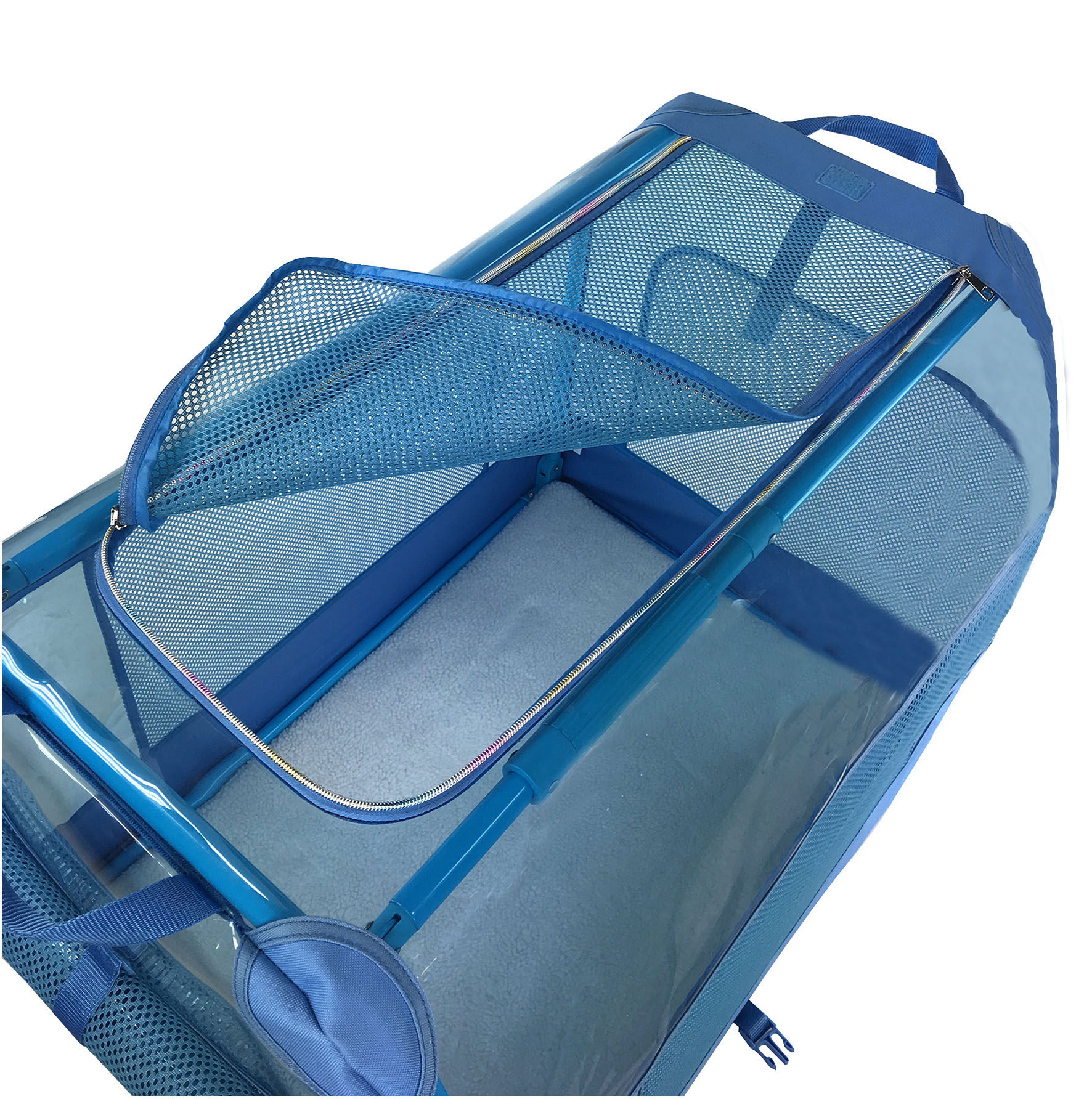 swisspet Transportbox Nitro, blau, L, 76x53x61cm