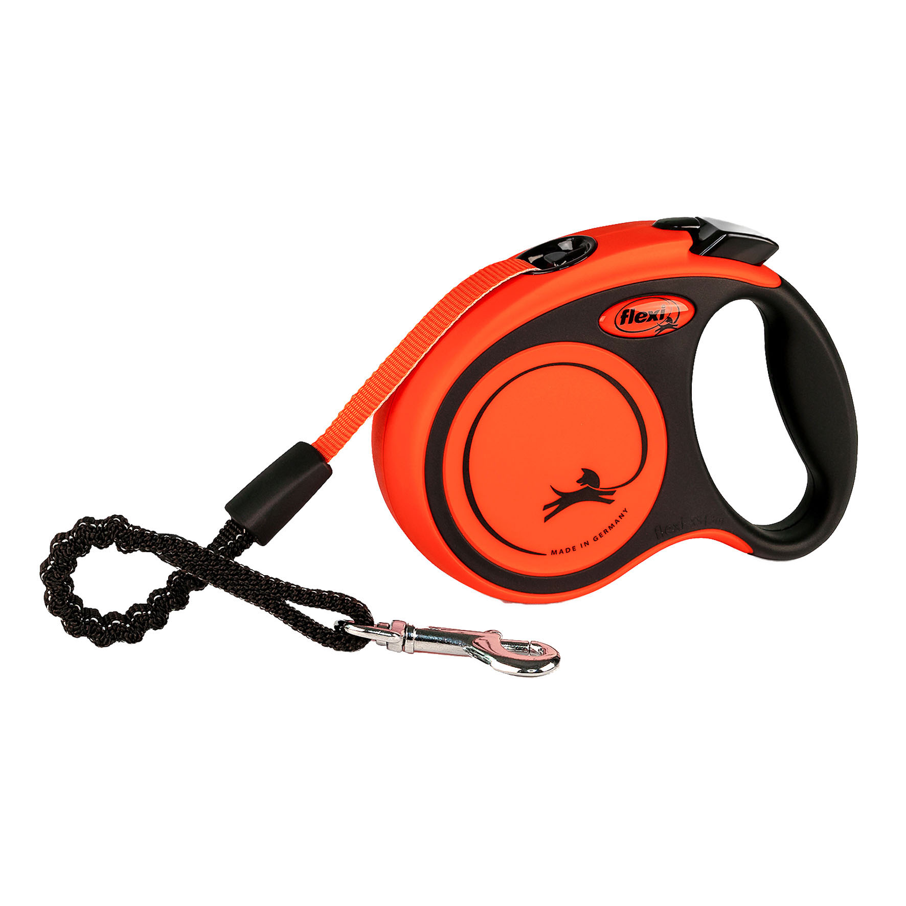 Flexi Xtreme Gurt-Rolleine orange-schwarz