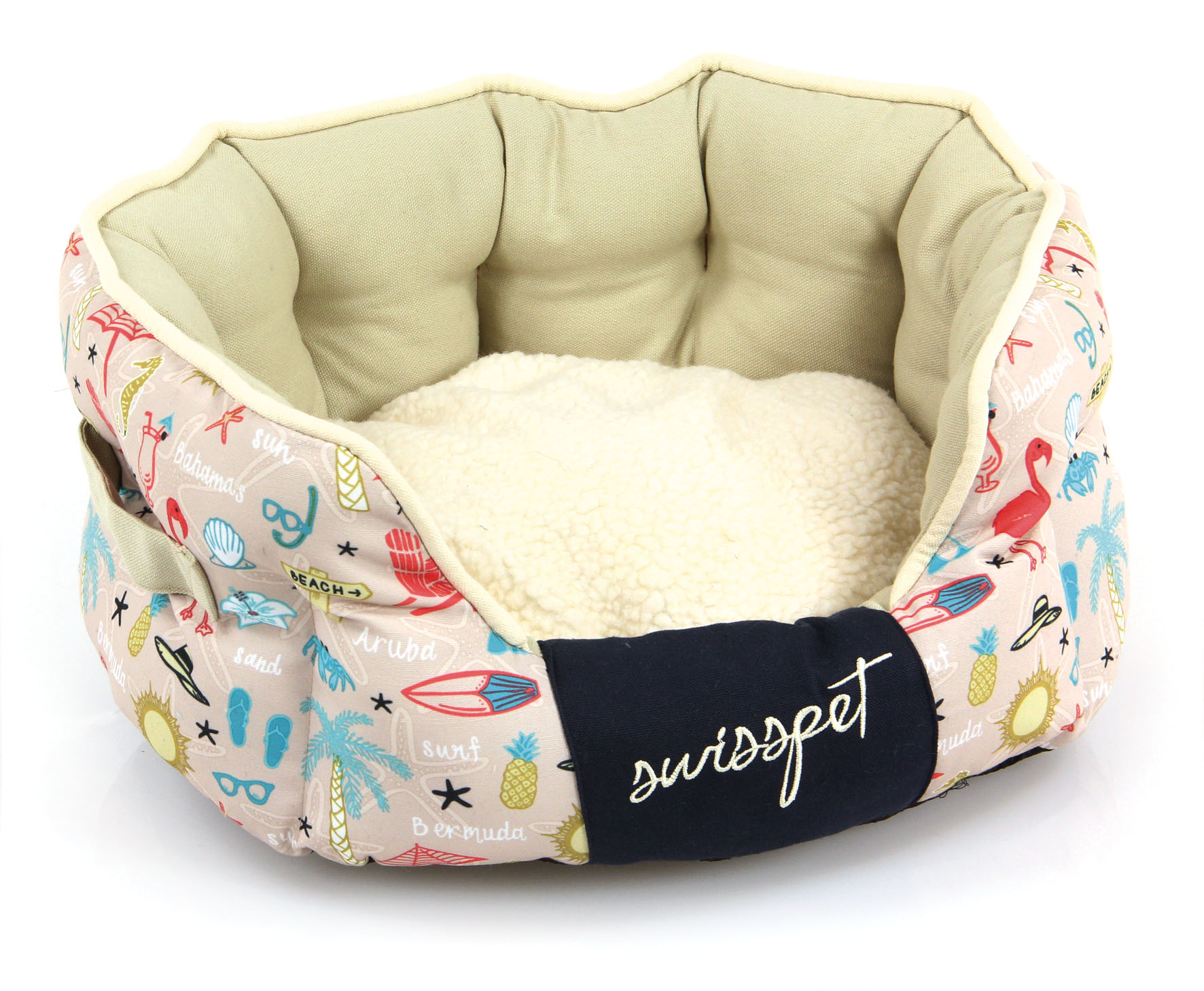 swisspet Bett Flamingo, hellrosa, S, 48x40cm