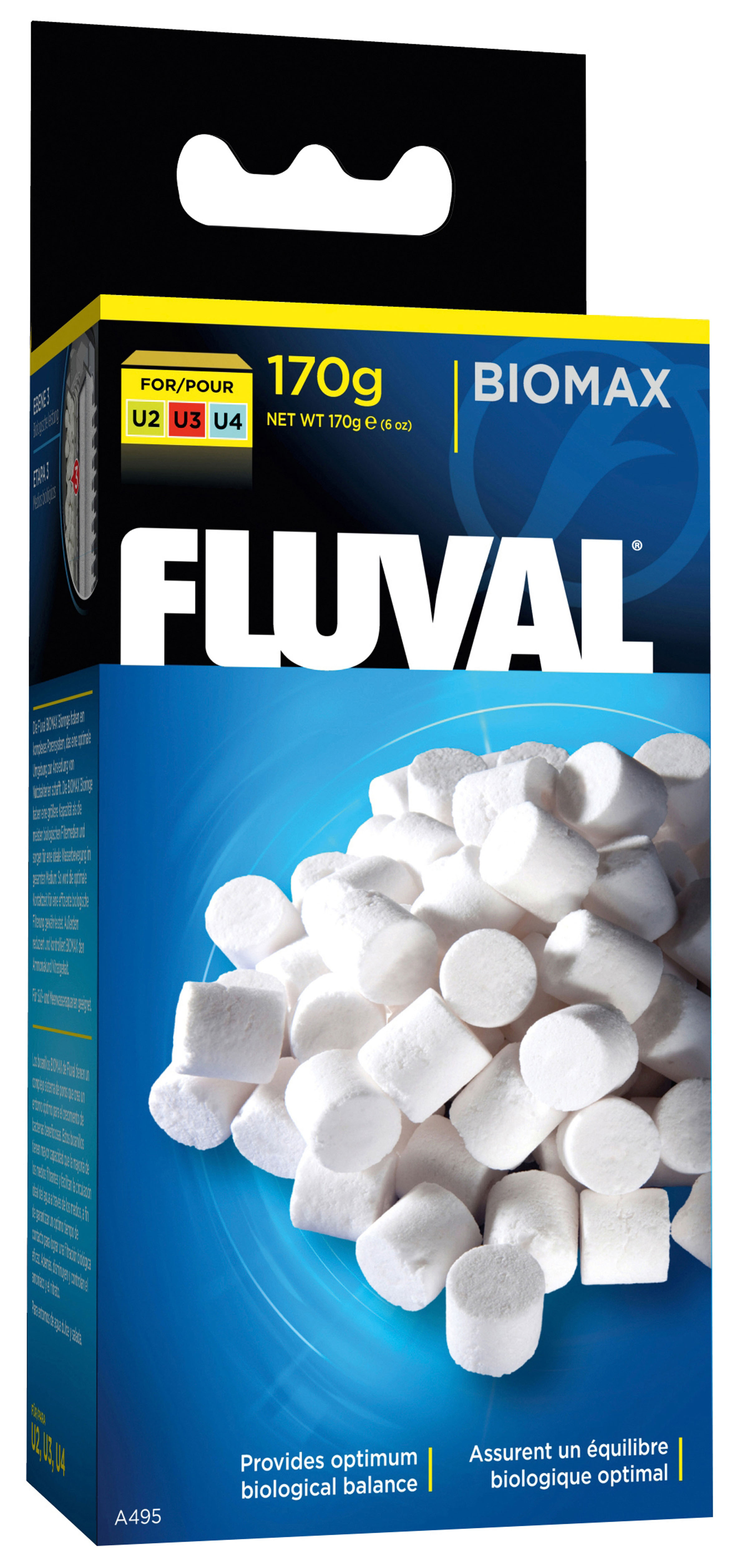 Fluval Bio-Max pour filtres intérieur U2, U3, U4