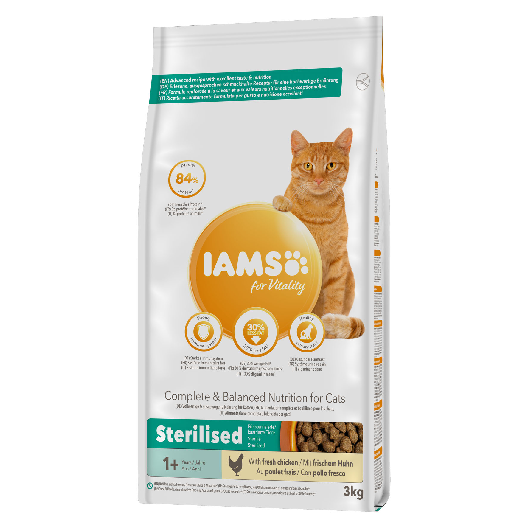 IAMS for Vitality Adult Sterilised Chicken
