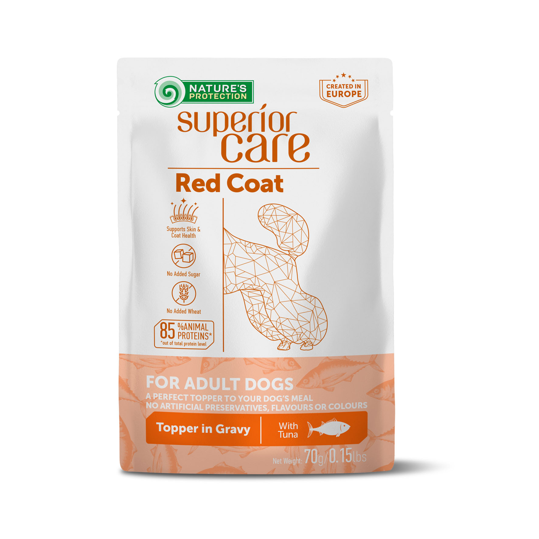 Superior Care Red Coat Adult Nassfutter mit Thunfisch 70g