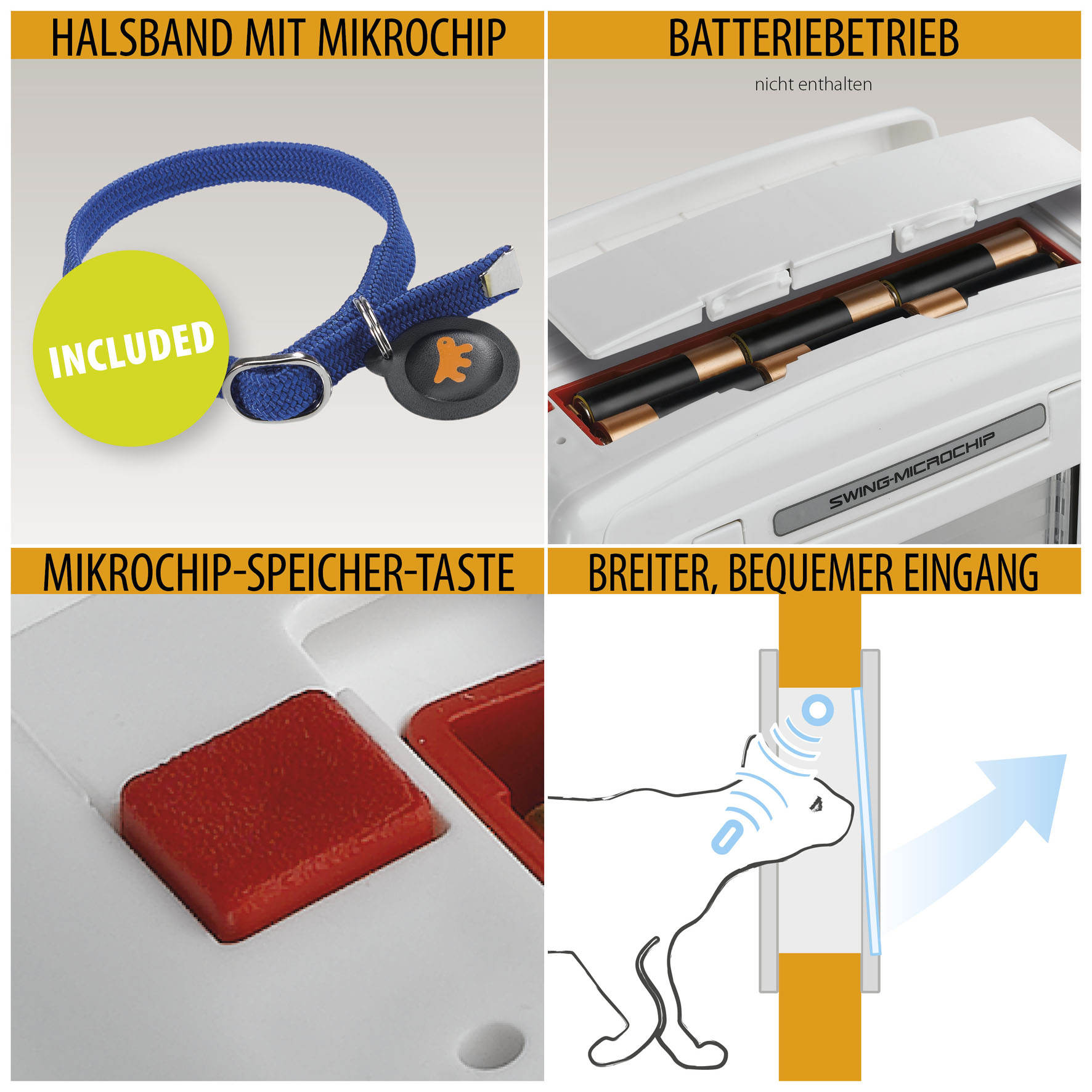 Ferplast Katzentüre Swing Microchips Ferplast Katzentüre Swing Microchips