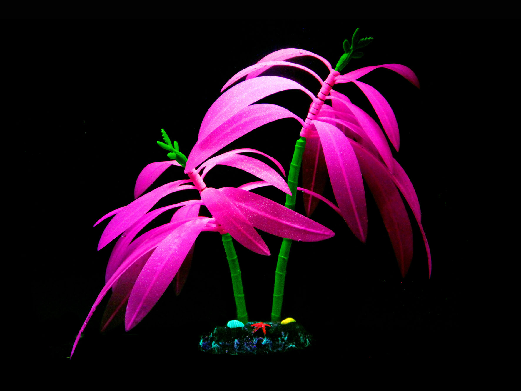 Amazonas Kunststoffpflanzen FLUO Tree, pink