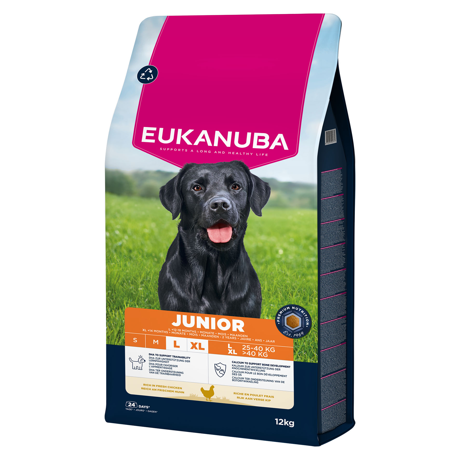 Eukanuba Junior Large/Giant – Huhn, 12kg