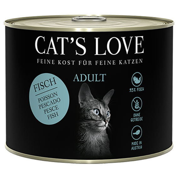Cat‘s Love Adult Fisch pur