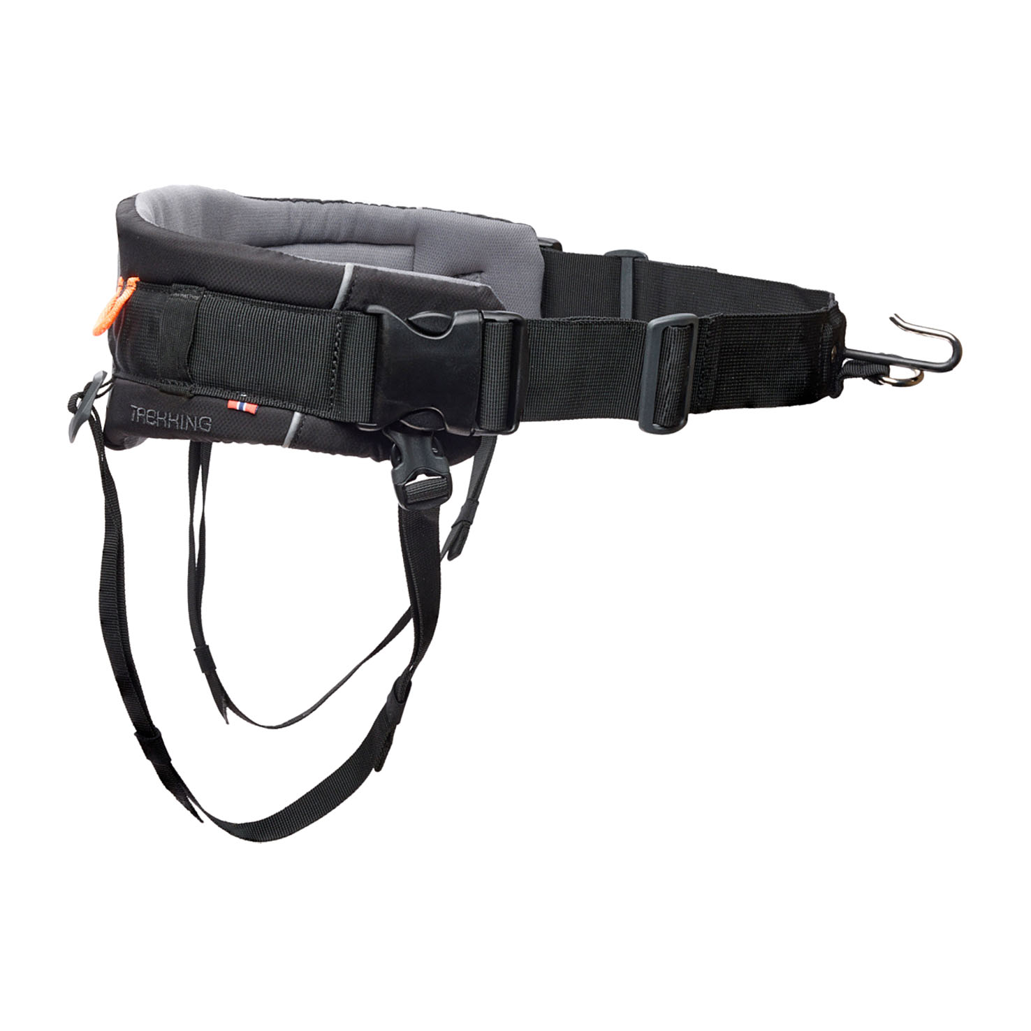 Non-stop Trekking Belt 2.0 - Gurt schwarz/grau, S: 74-85cm	
