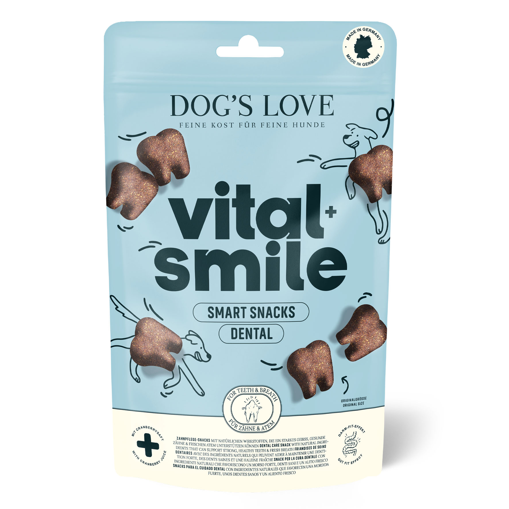 DOG'S LOVE Vital+ Smart Snacks SMILE 150g