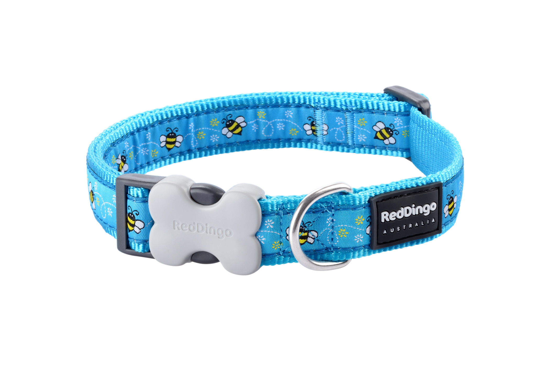 RedDingo Halsband Bumble Bee Turquoise