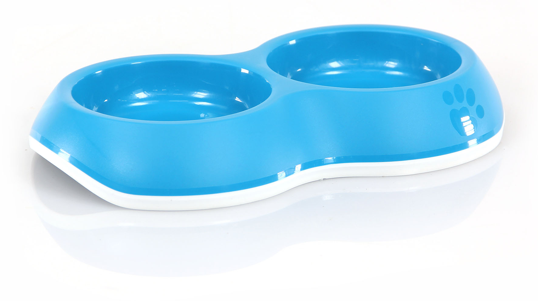 swisspet écuelle double en plastique Lottchen