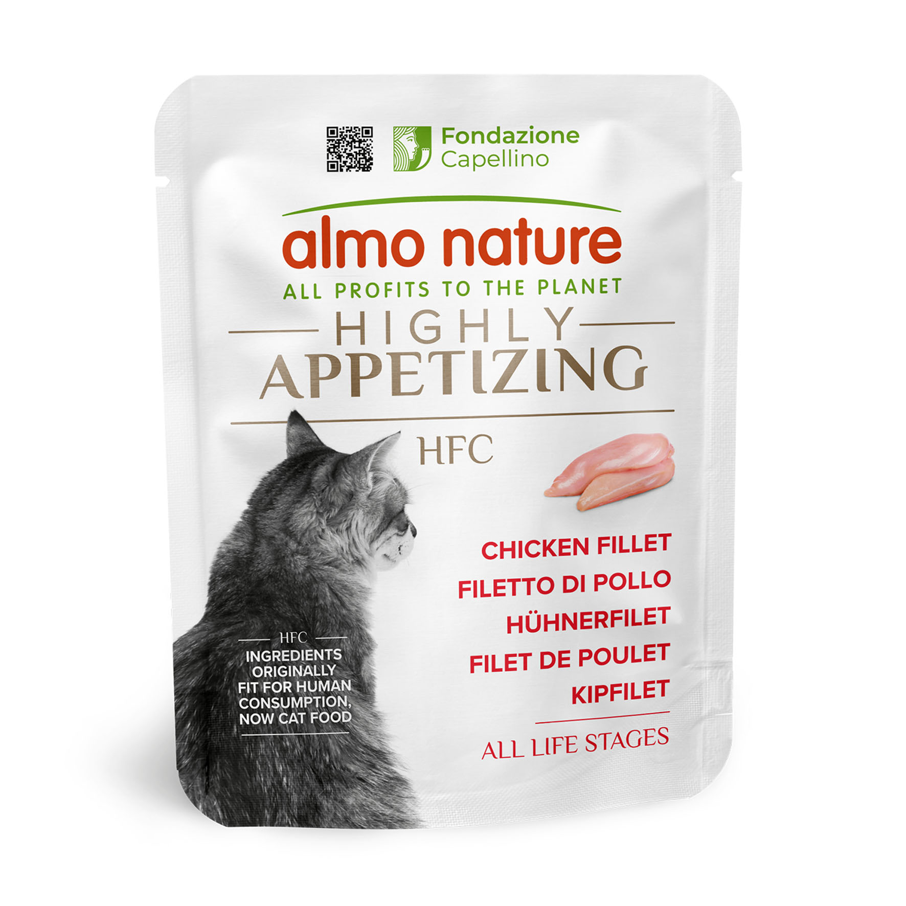 Almo HFC Highly Appetizing - Hühnerfilet, 50g Almo HFC Highly Appetizing - Hühnerfilet, 50g