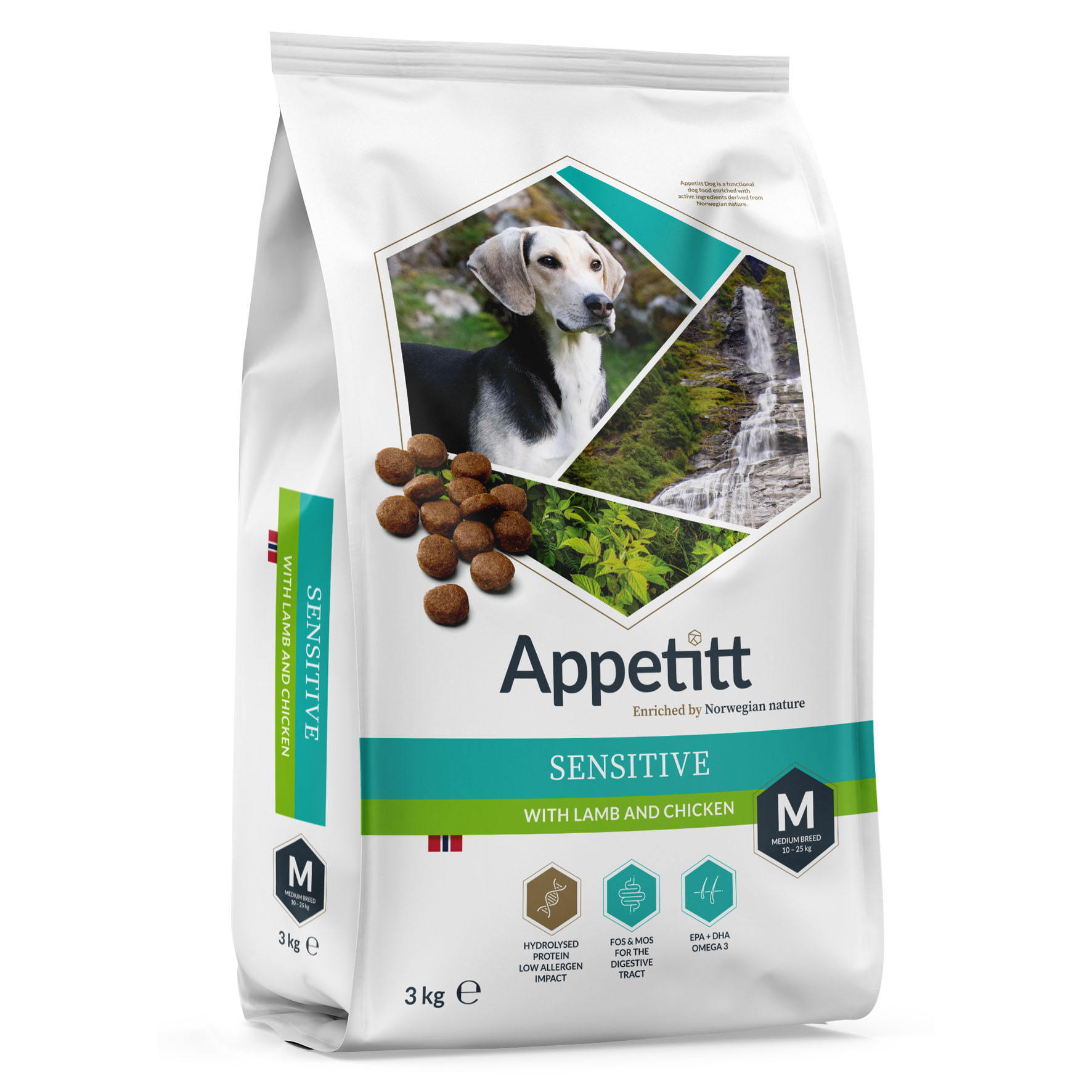 Appetitt Sensitive Medium Lamm & Huhn